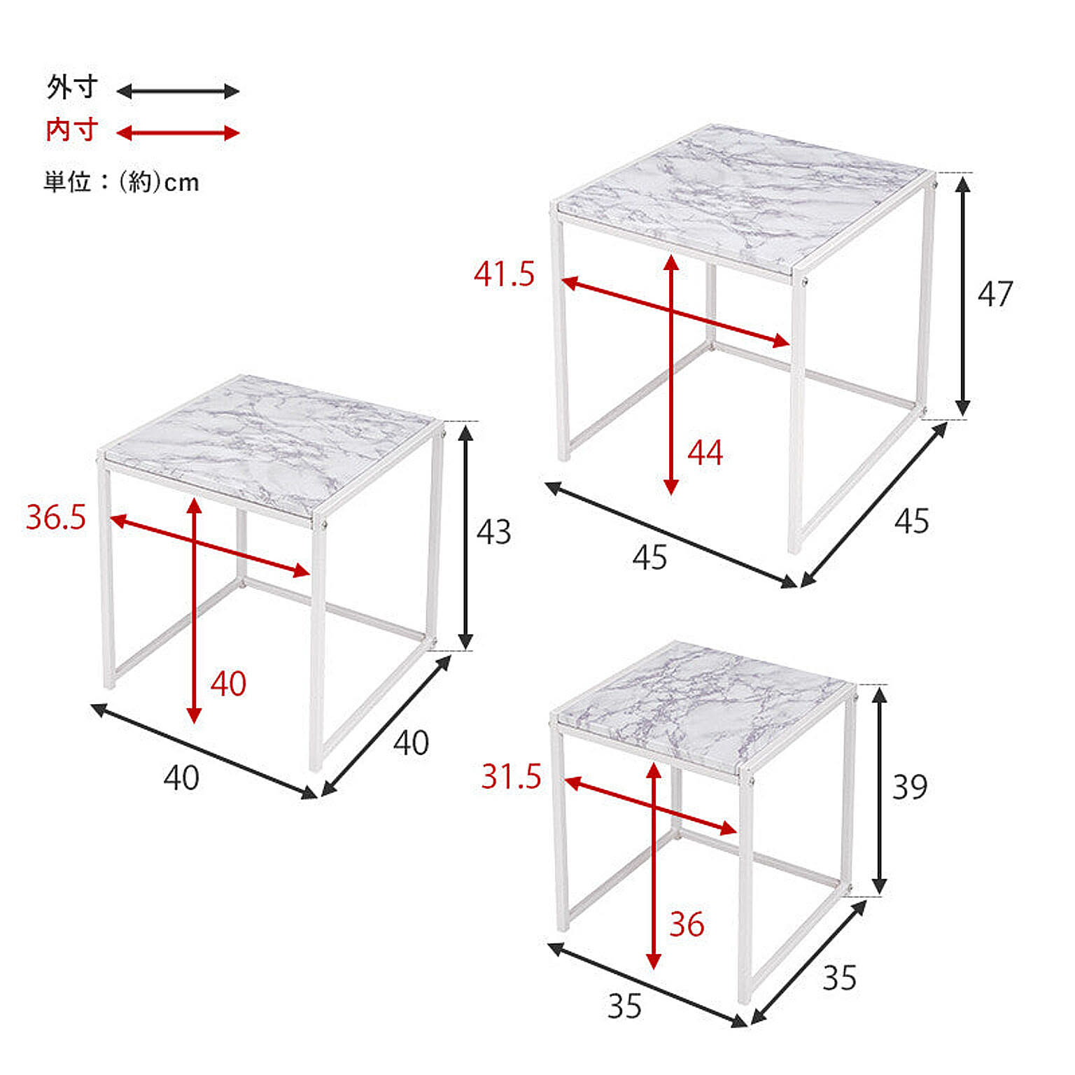 ネストテーブル