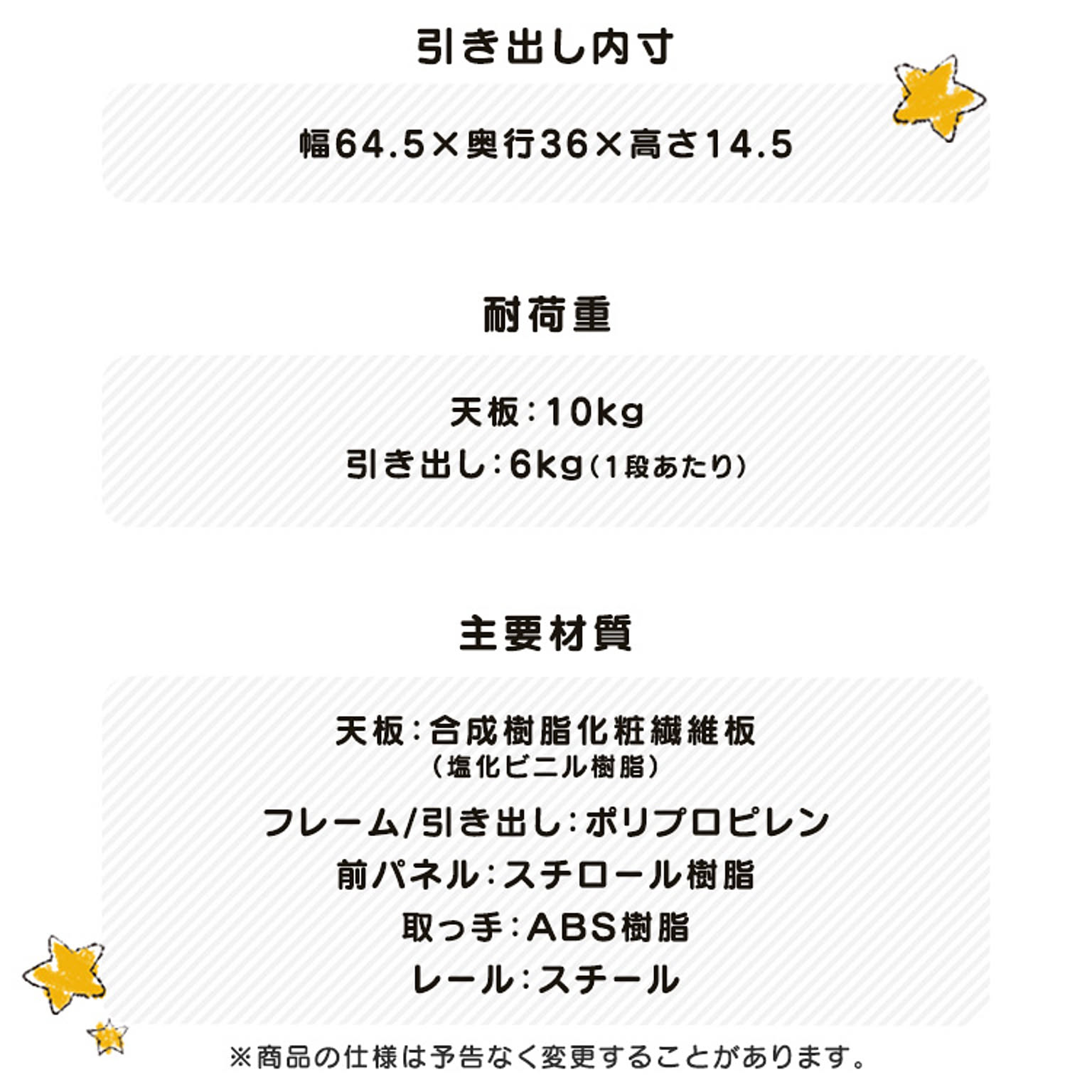 プラスチックチェスト