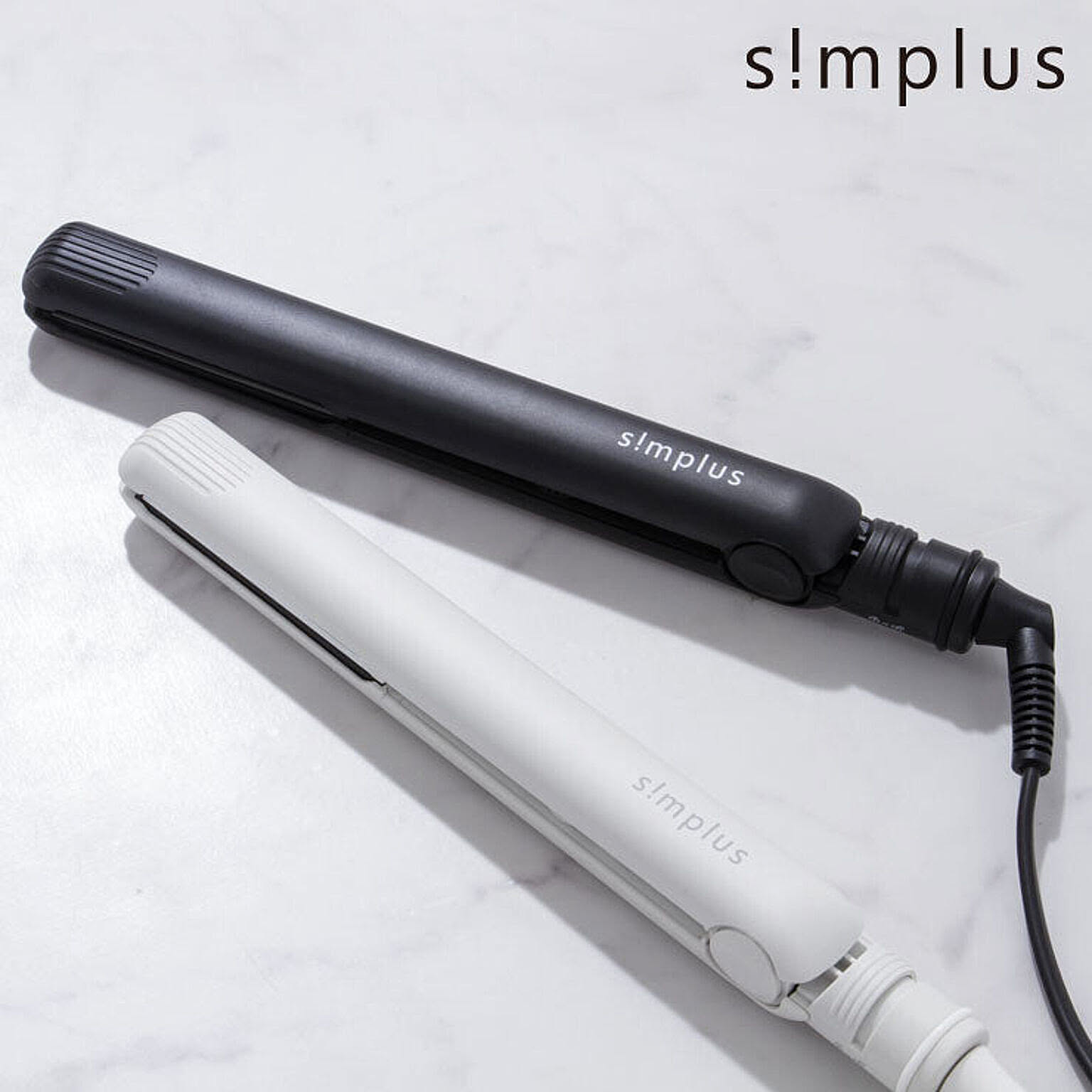 simplus ヘアアイロン マイナスイオン ストレート プロ仕様230℃ 海外対応 24mm 専用ポーチ付 SP-RHST02 ストレートアイロン