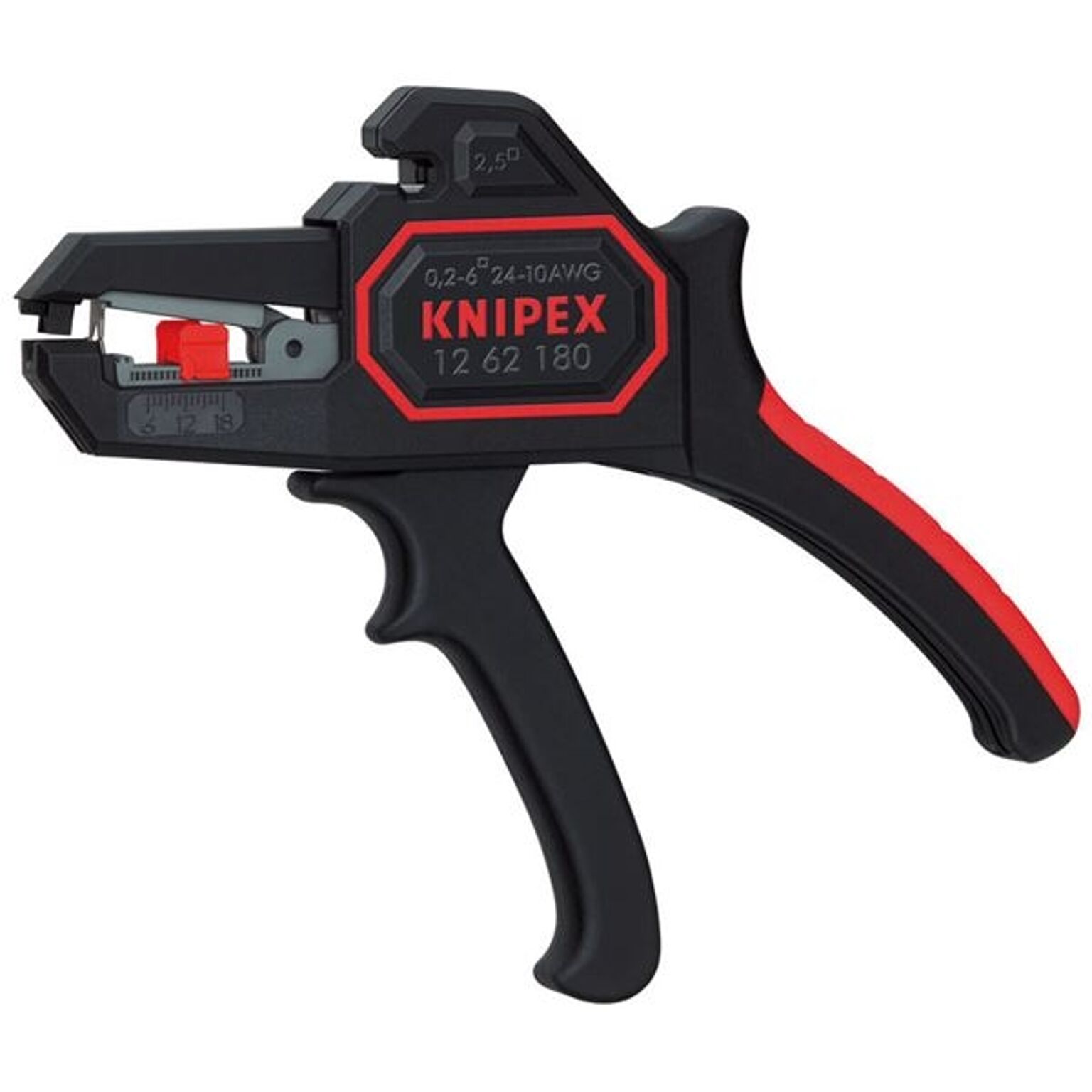 KNIPEX（クニペックス）1262-180 自動ワイヤーストリッパー 0.2-6.0 （SB）
