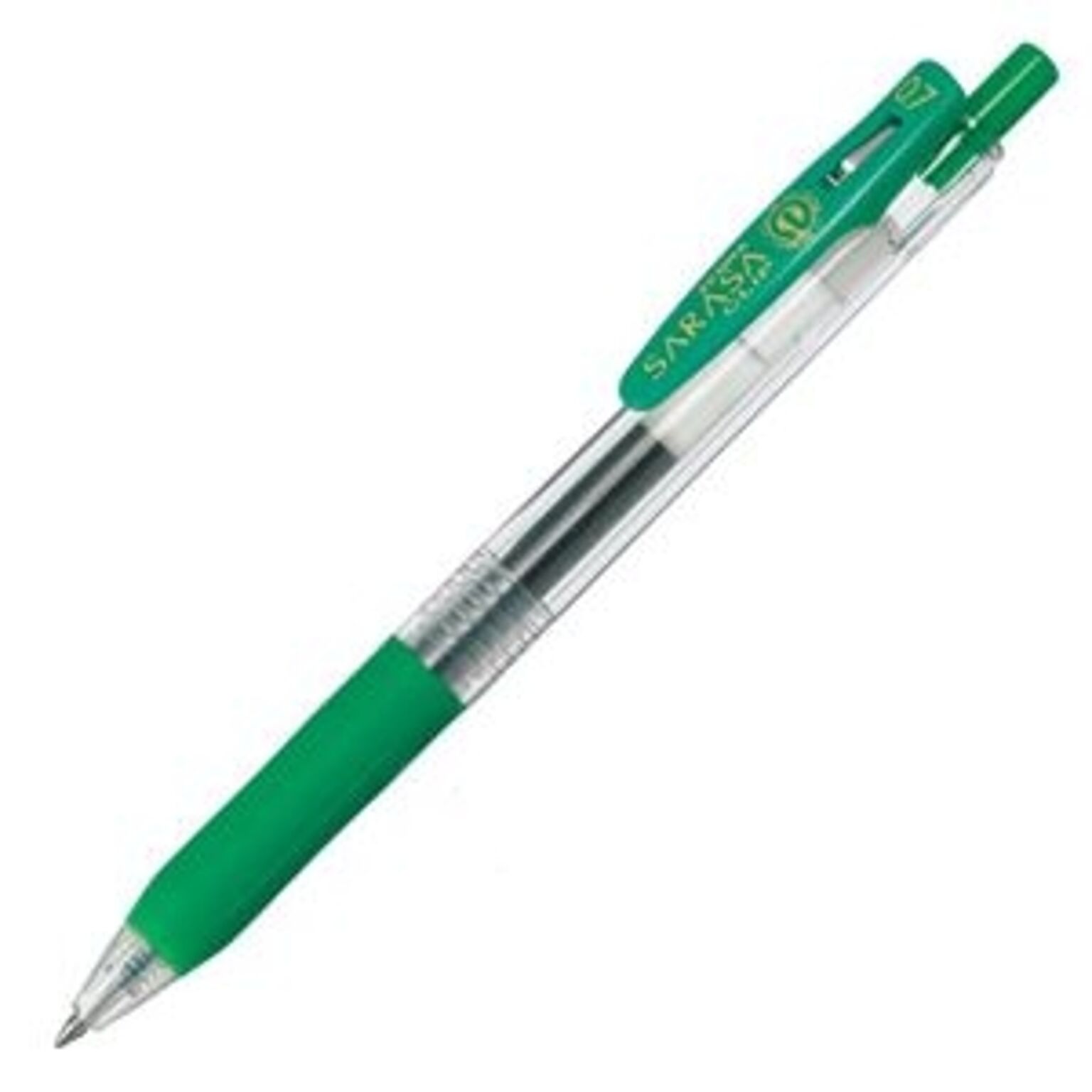 （まとめ） ゼブラ ゲルインクボールペン サラサクリップ 0.7mm 緑 JJB15-G 1本 【×60セット】
