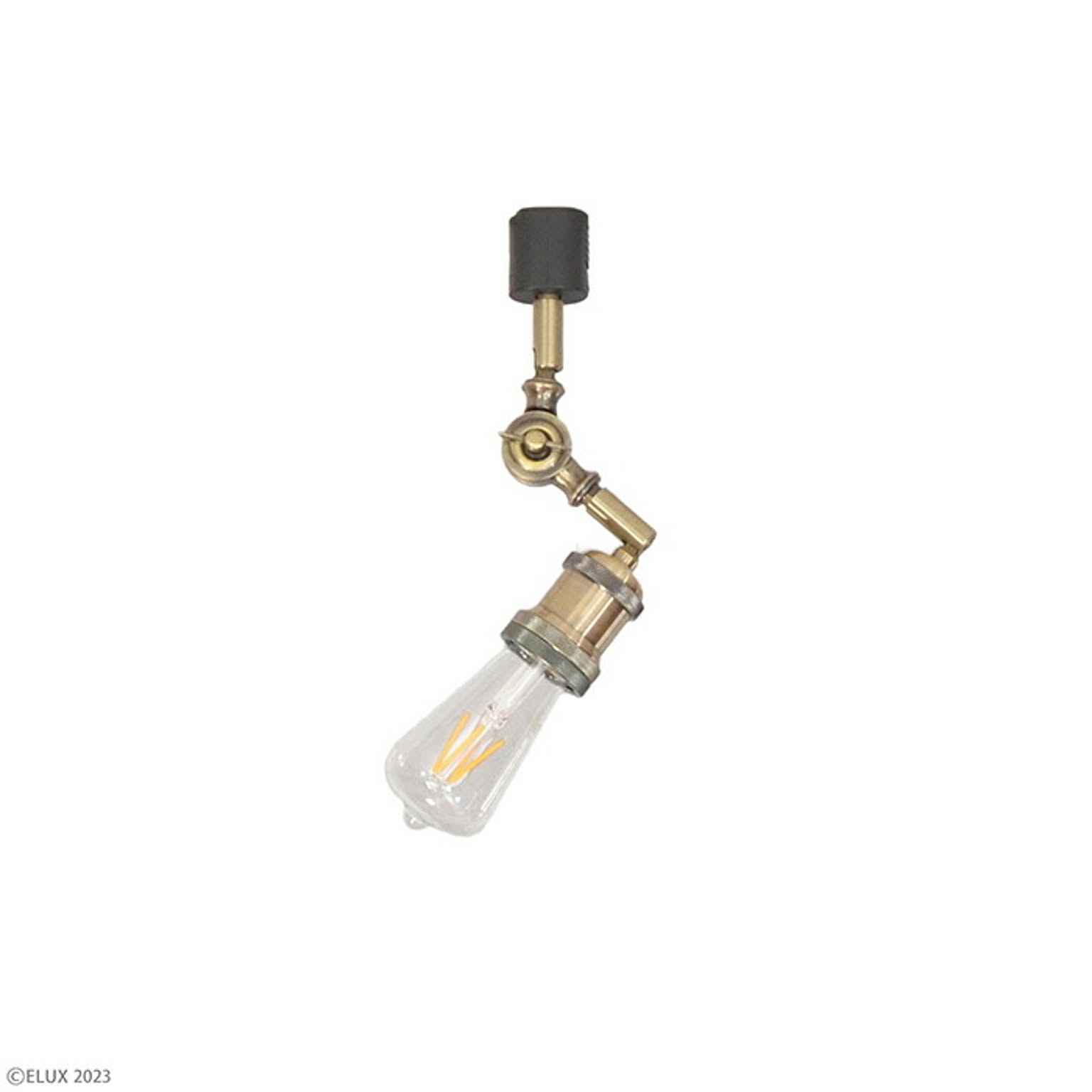 照明 電球なし KISK1 ダクトレール用 アームライト CC-D103 Φ60mm×垂直H245mm エルックス
