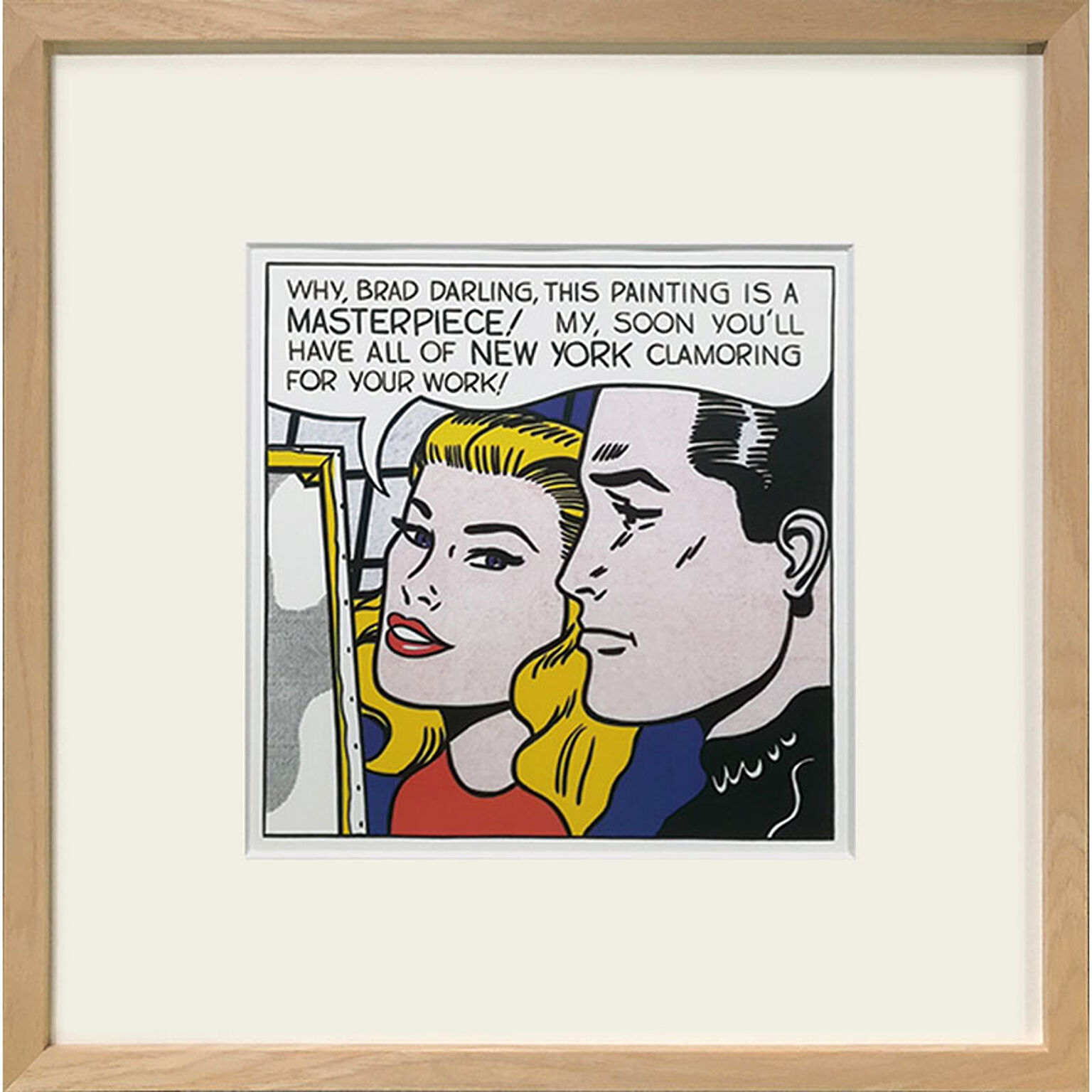 【bicosya/美工社】Roy Lichtenstein/ロイ・リキテンシュタイン Masterpiece,1962