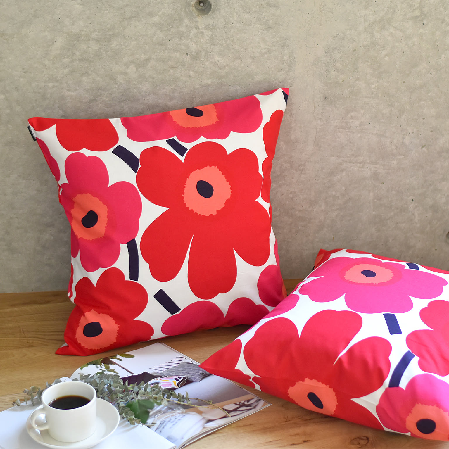 marimekko（マリメッコ） PIENI UNIKKO（ピエニウニッコ） クッションカバー レッド 45×45cm