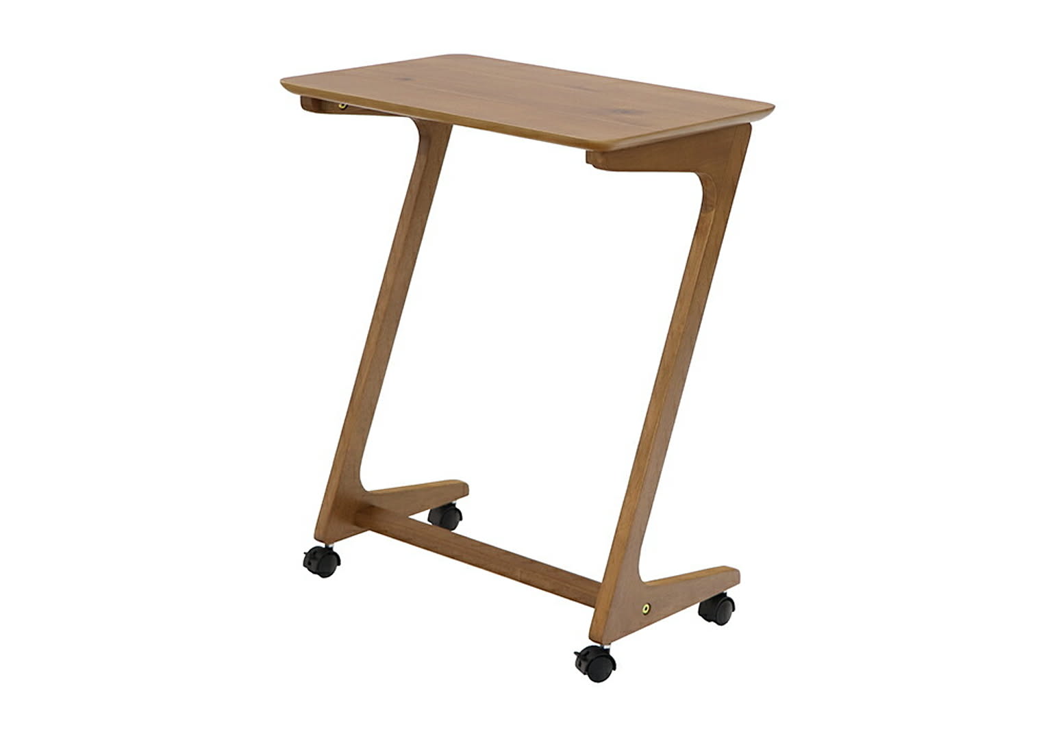 1年保証 サイドテーブル おしゃれ テーブル ソファテーブル キャスター キャスター付き 北欧 木製 ブラウン ホワイト アストル ヤマソロ