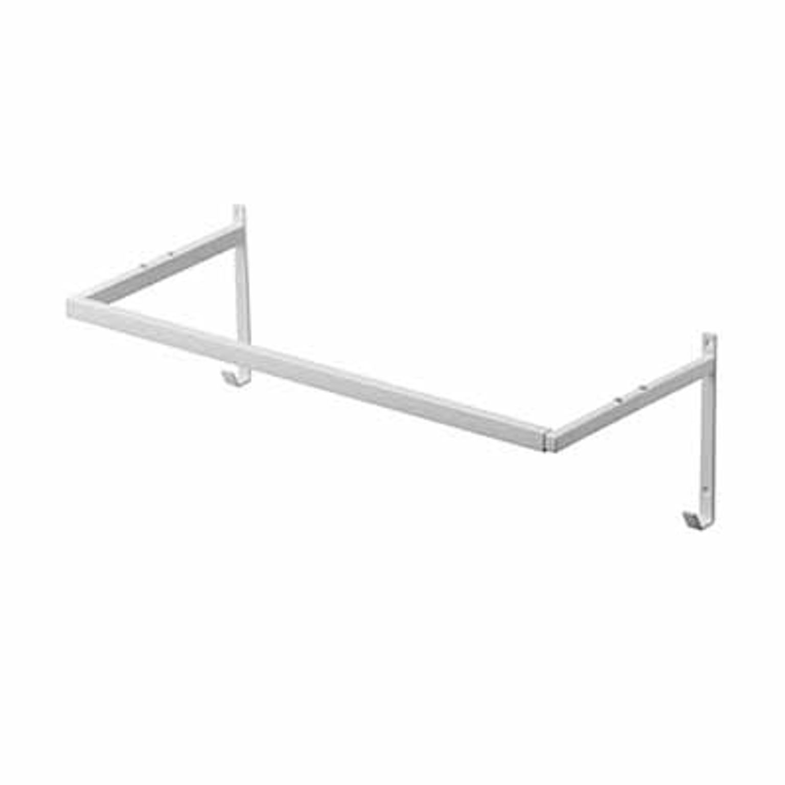 tower タワー(山崎実業) 伸縮浴室扉前物干しハンガー EXTENDED CLOTHES HANGER 伸縮式 ネジ固定 物干しバー 物干しフック 増設物干し 壁面ハンガー 衣類ハンガー