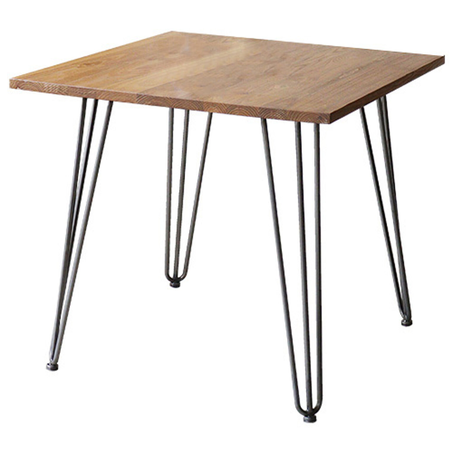 ダイニングテーブル 幅80cm 正方形 カフェ 北欧 西海岸 おしゃれ 木製 アイアン スチール 丸 男前 インテリア 机 1290テーブル