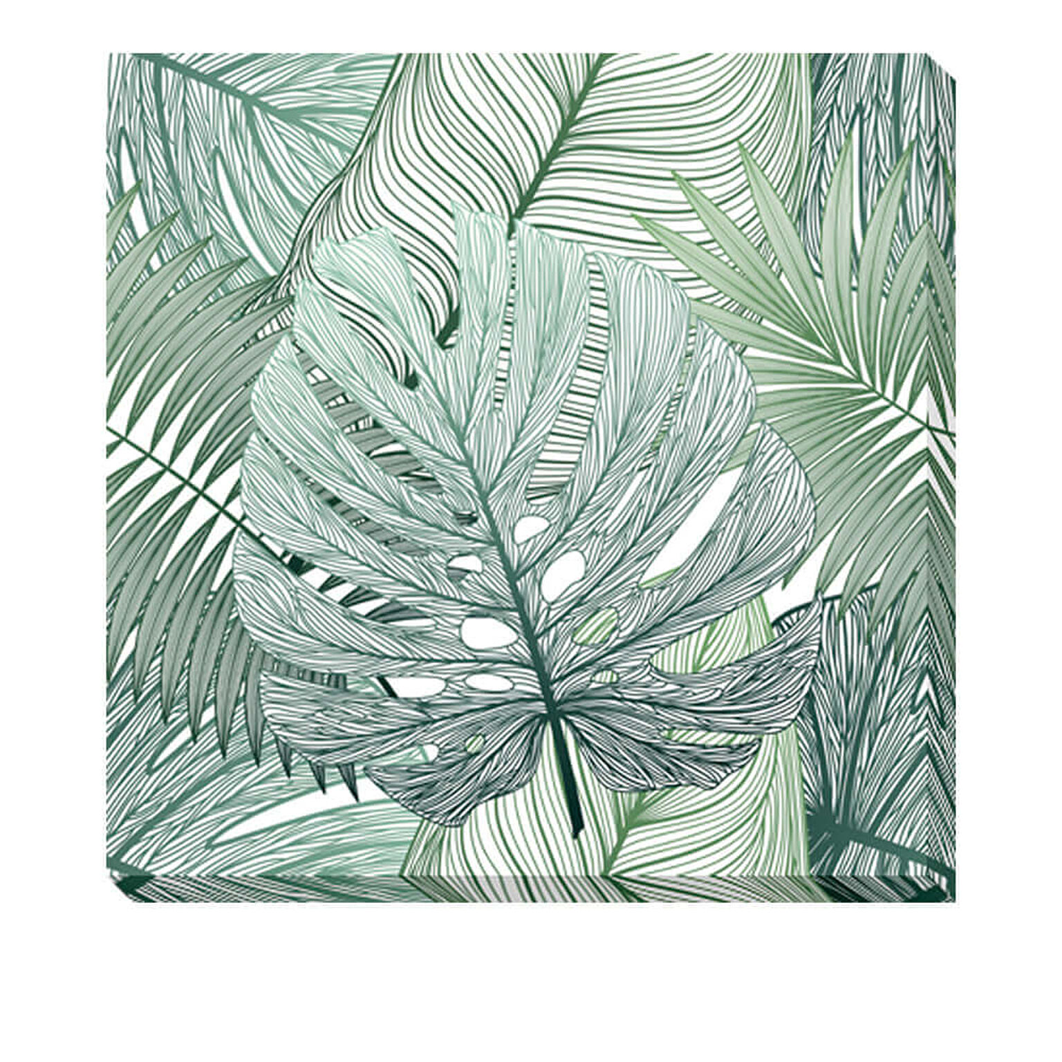 Art Panel Seamless pattern tropical leaf paim アートパネル m13035