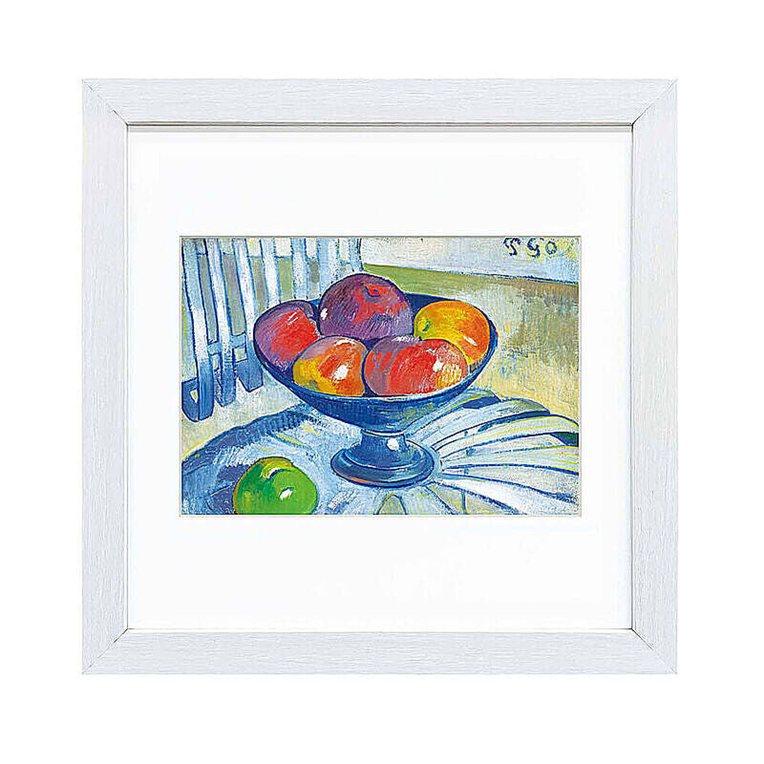 Paul Gauguin（ポール ゴーギャン） ガーデンチェアのフルーツ皿 アートポスター（フレーム付き） m11511