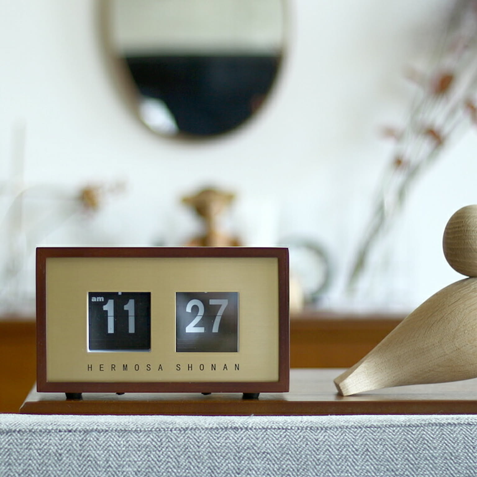 ハモサ PIVOT CLOCK（ピボットクロック） ウォールナット