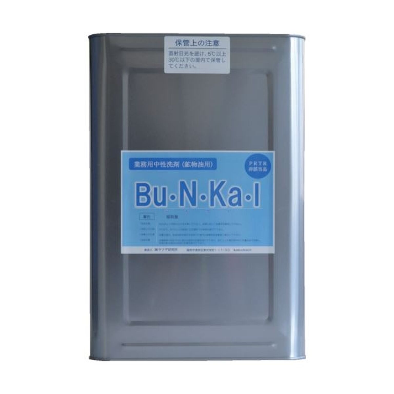 ヤナギ研究所 鉱物油用中性洗剤Bu・N・Ka・I 18L缶 BU-10-K 1缶