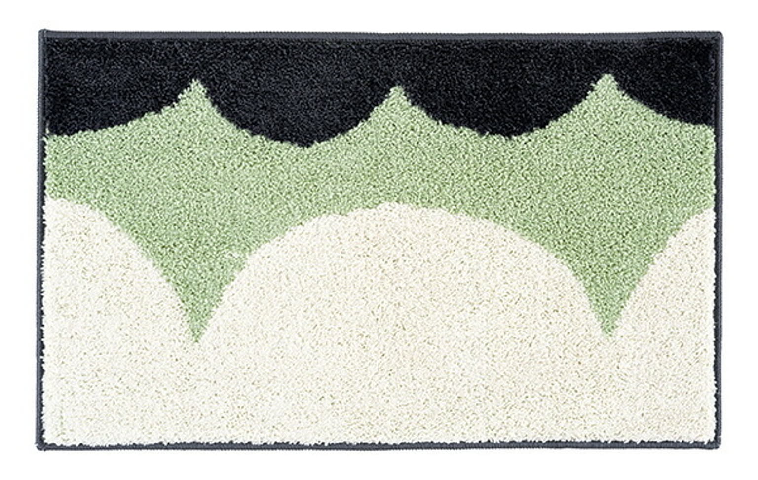 【日本製】丸洗い可 スミノエ トピアリー 45×75cm topiary マット 玄関マット 遊び毛防止 滑り止め加工 床暖房 ホットカーペット 軽量 イエロー グリーン ネイビー 