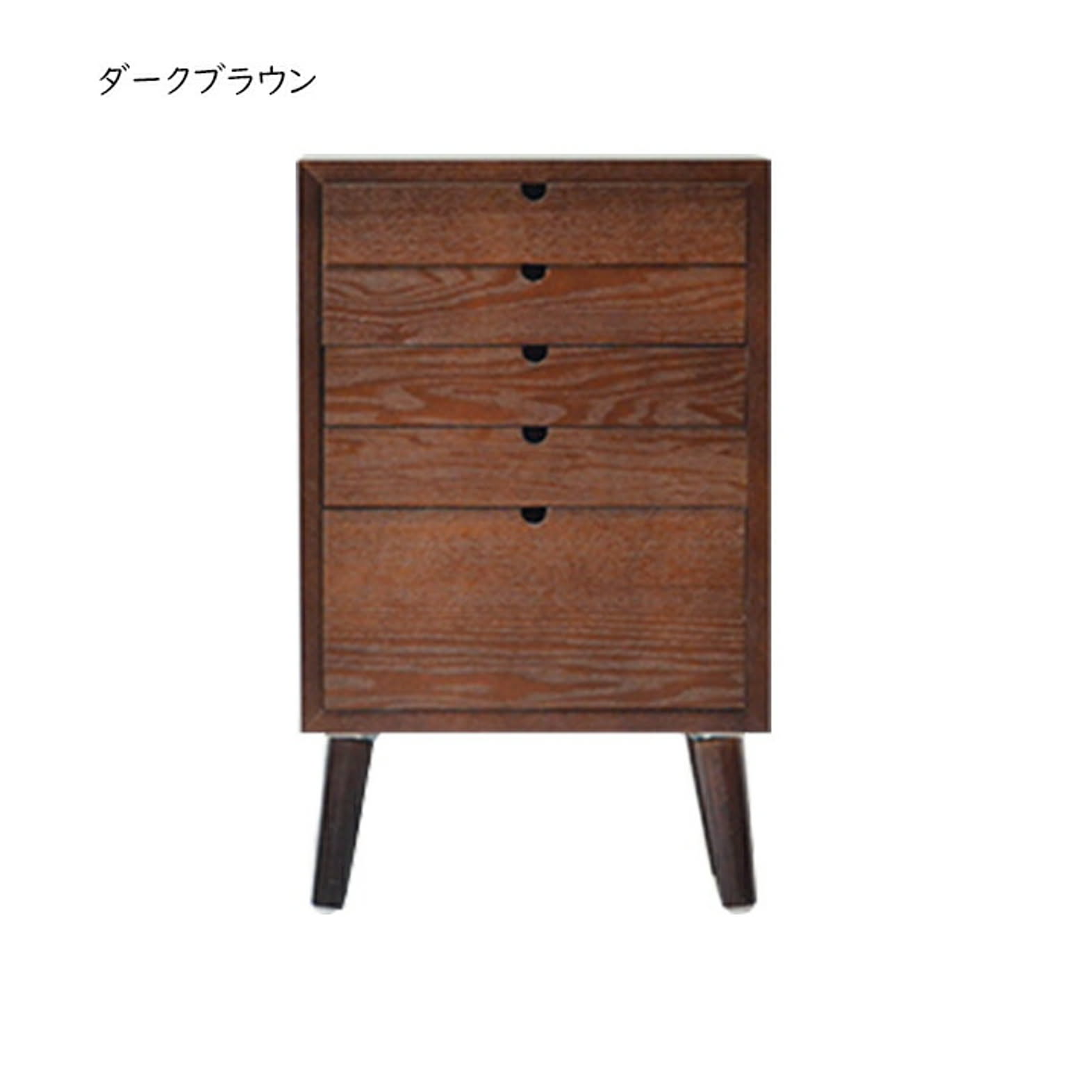 タンス 半完成品 多段チェスト 5段タイプ ONCH-0043 幅360x奥行255x高さ580mm B.Bファニシング