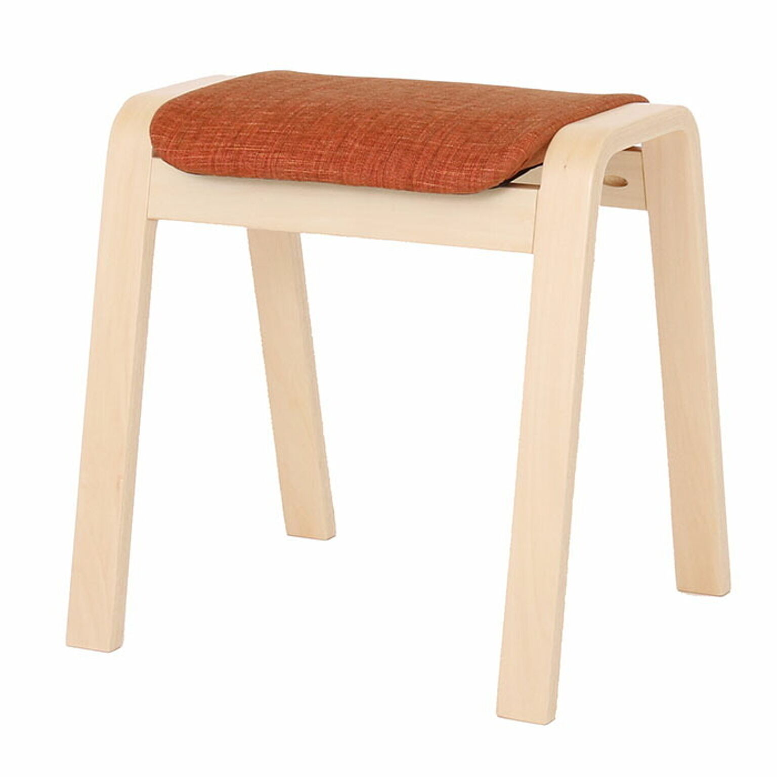 1年保証 スツール 4脚セット 木製 おしゃれ 北欧 椅子 チェア 収納 積み重ね可能 スタッキング 布 来客用 Paseli パセリ