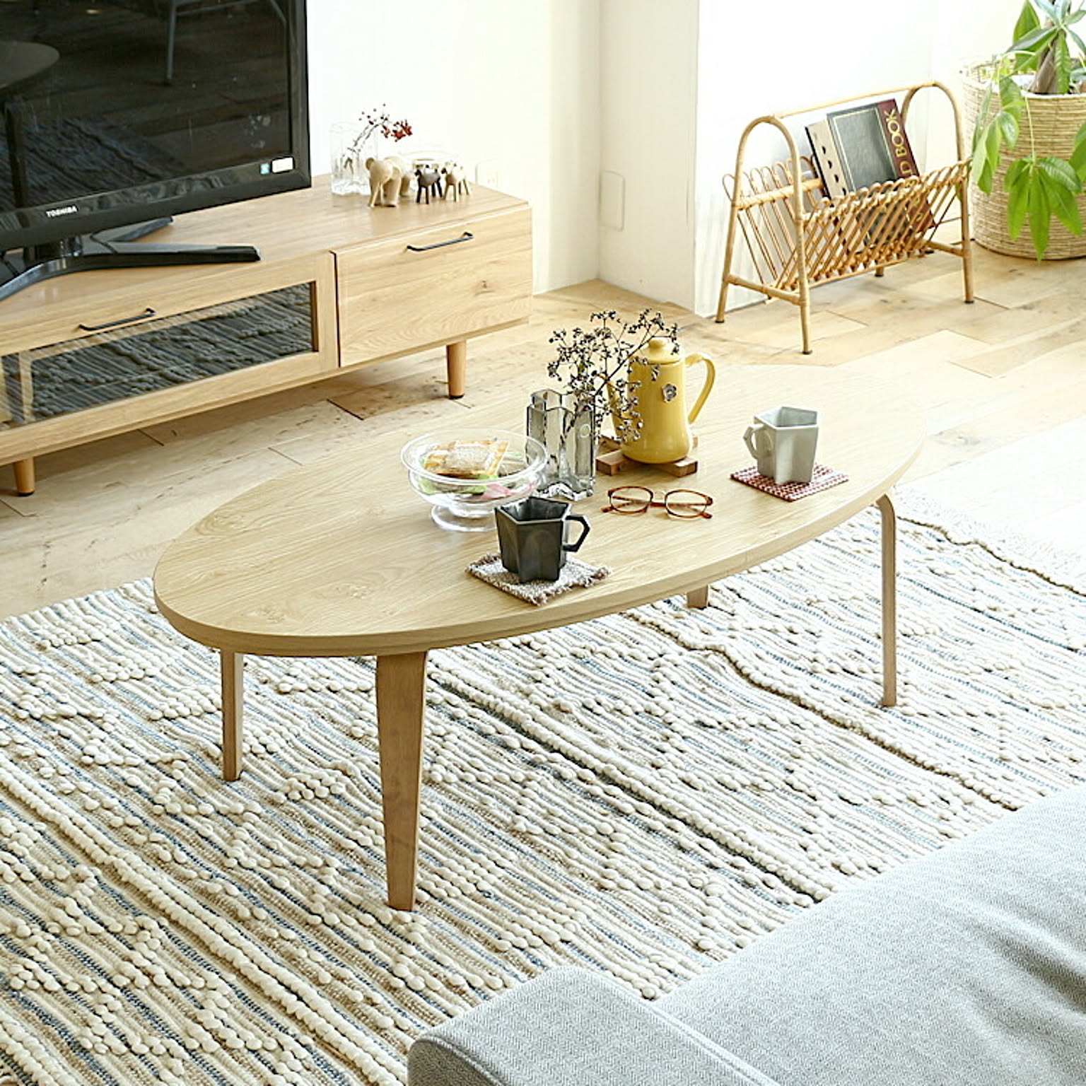 こたつテーブル　Mulbe（ムルベ）　楕円形 120cm