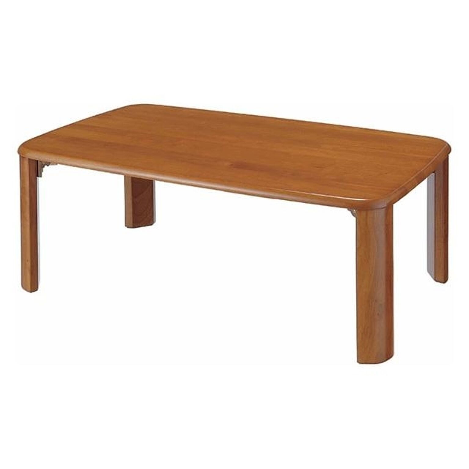 木製収納式折れ脚テーブル 90cm幅