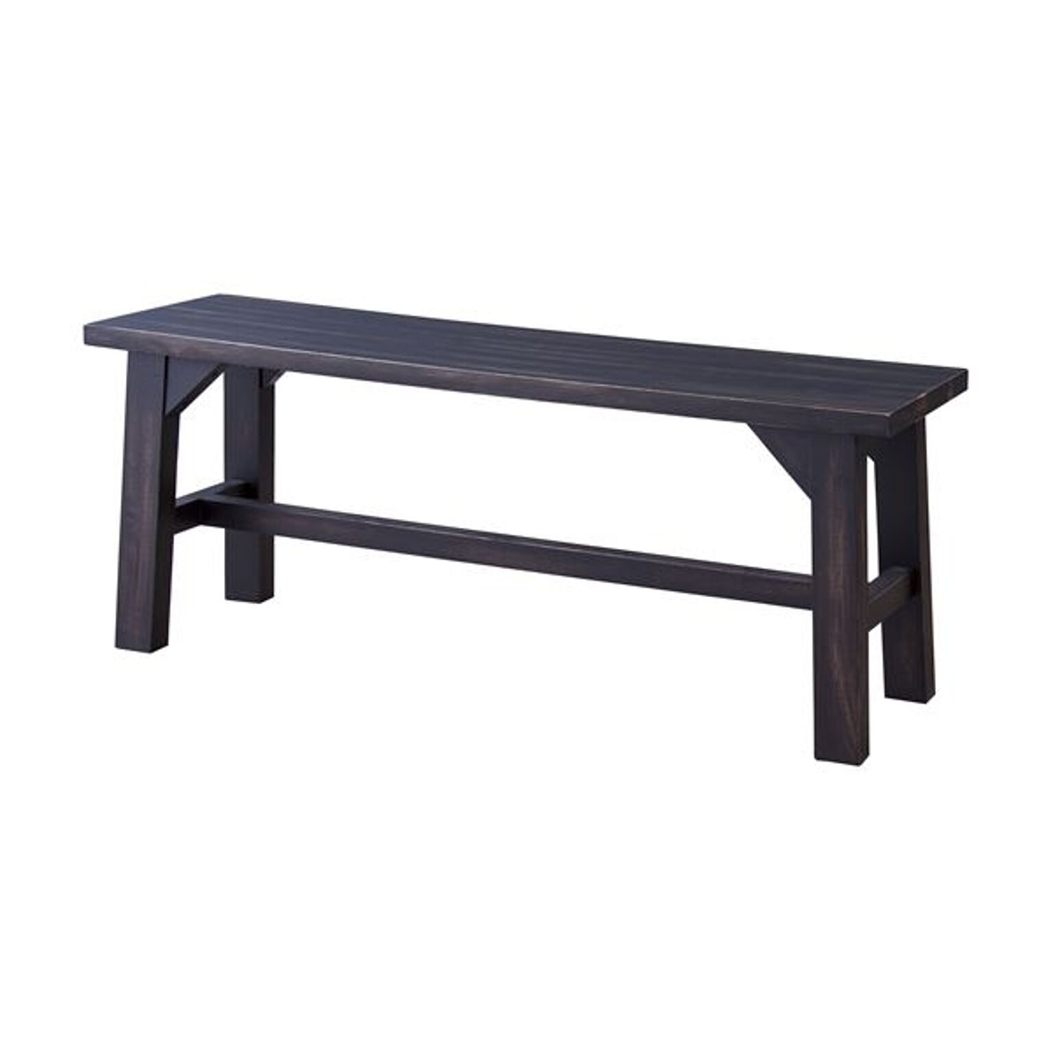 マホガニーダイニングベンチチェア/食卓椅子 【幅115cm】 木製 NW-883B