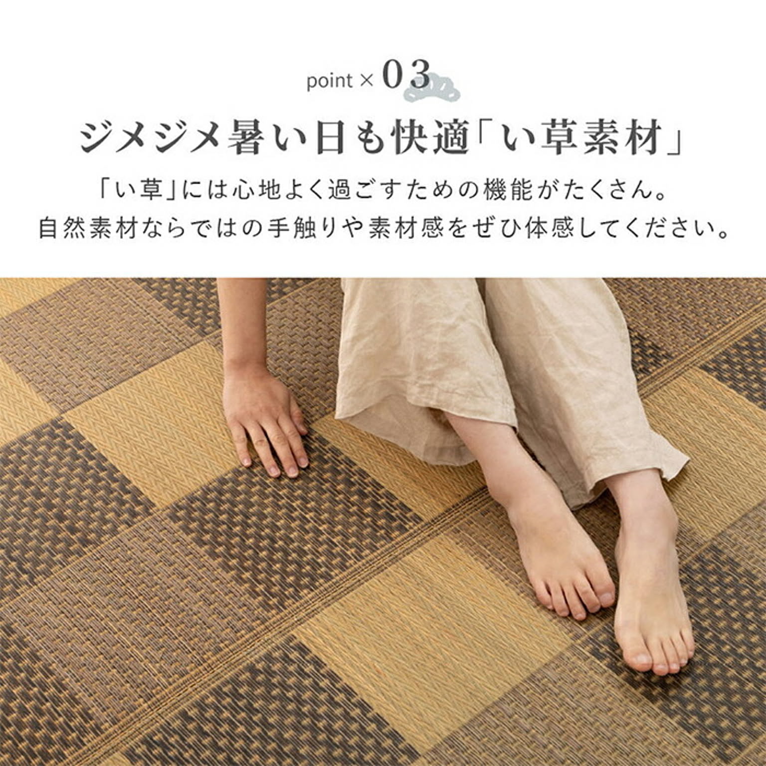 ござ・い草ラグ