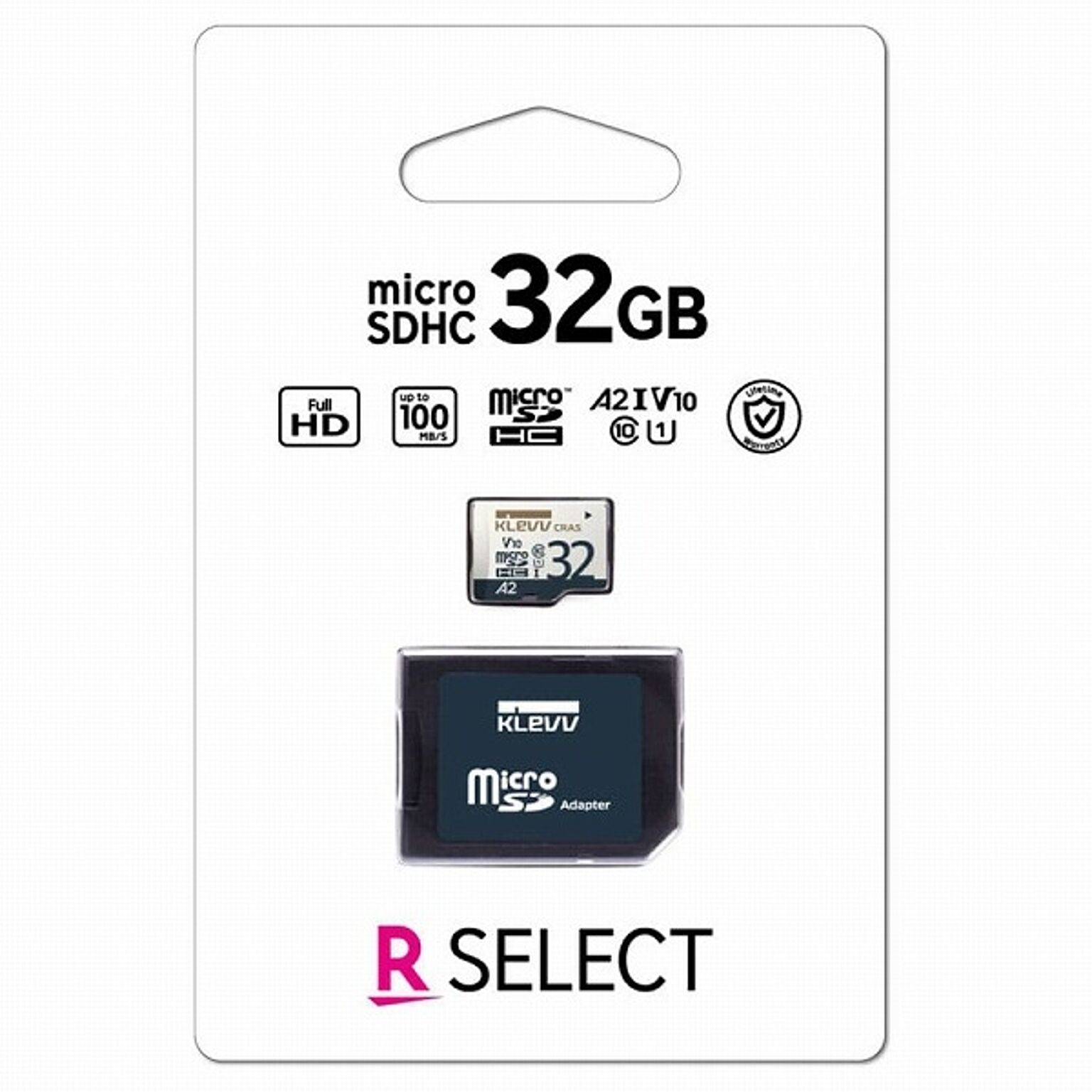 microSDカード 32GB 高速転送 V10 U1 A2 RMMTSDHC32M0014BK 
