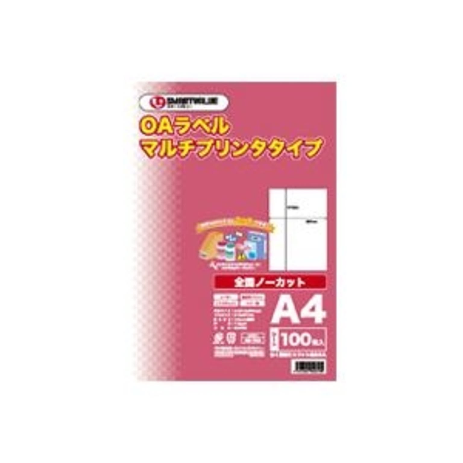 業務用5セット) ジョインテックス OAラベル Sエコノミー 12面 500枚