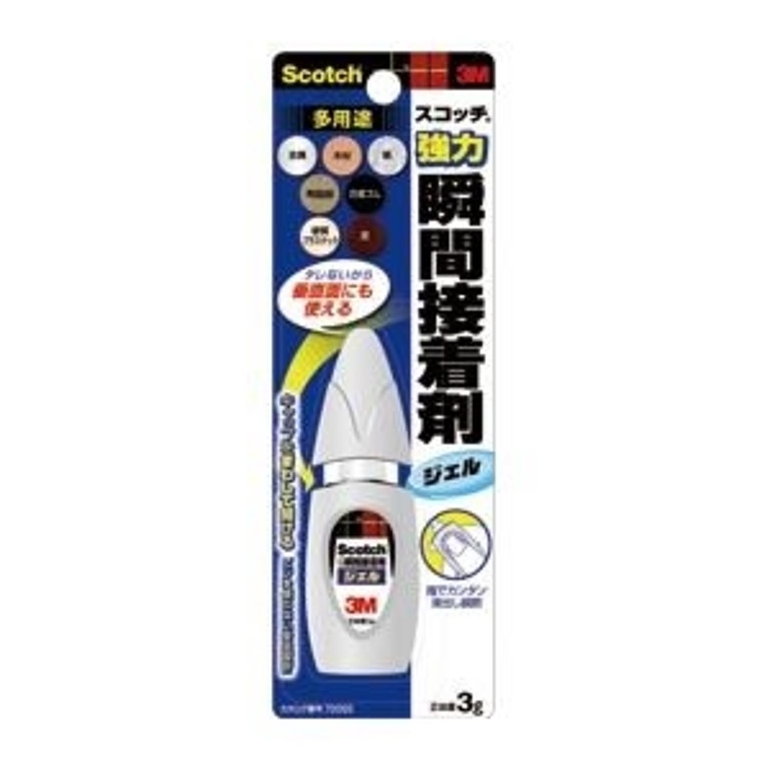 （まとめ） 住友スリーエム スコッチ(R) 強力瞬間接着剤 ジェル状 7005S 1本入 【×5セット】