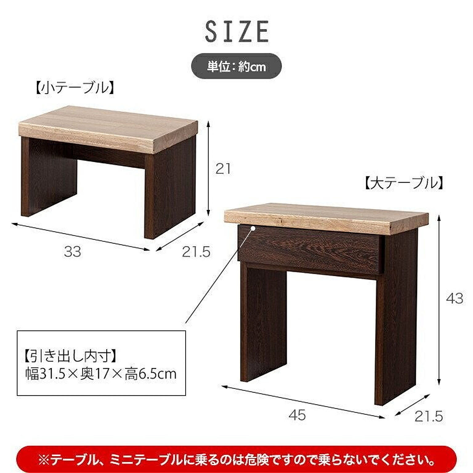 ネストテーブル