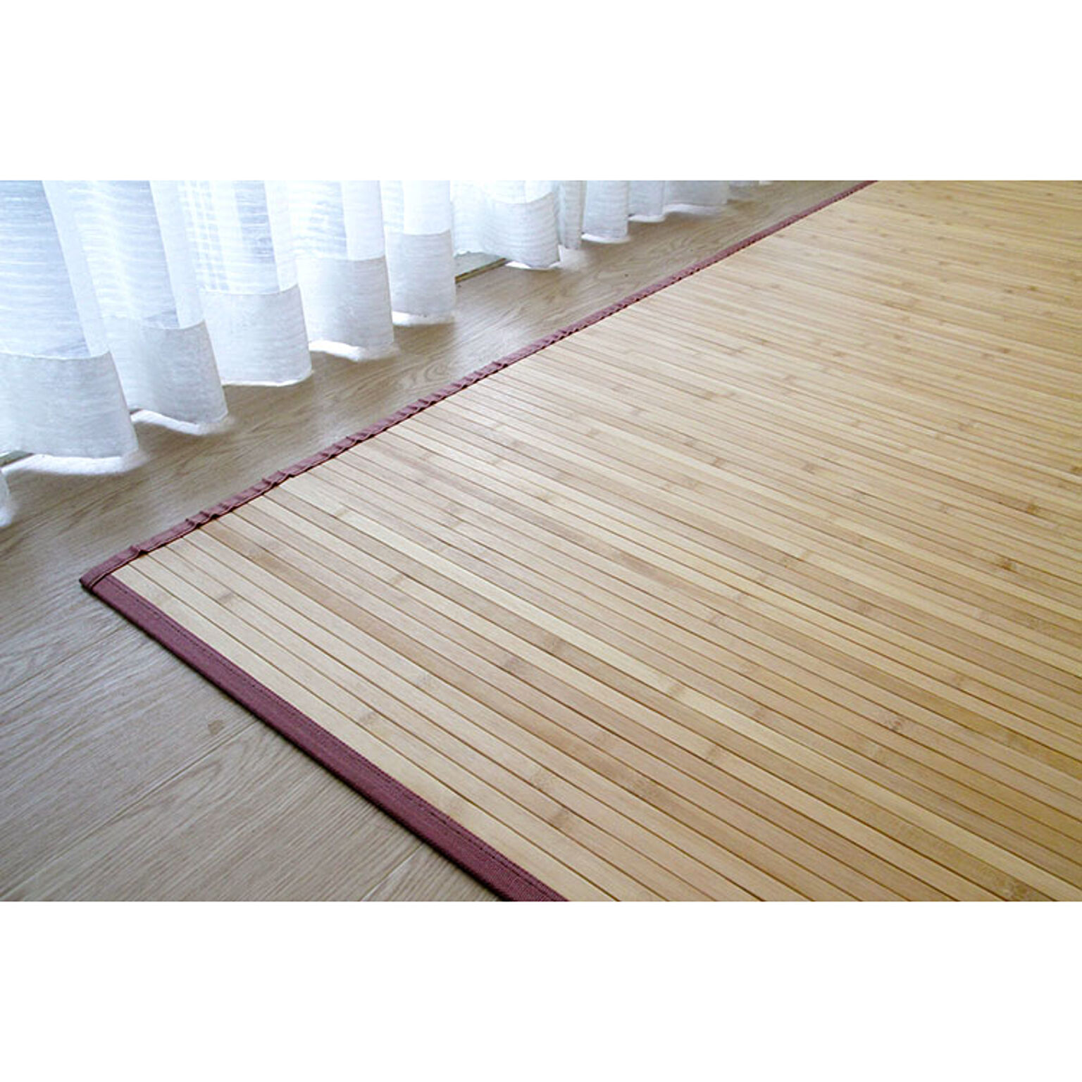 竹ラグ ウッディ natural taste bamboo rug