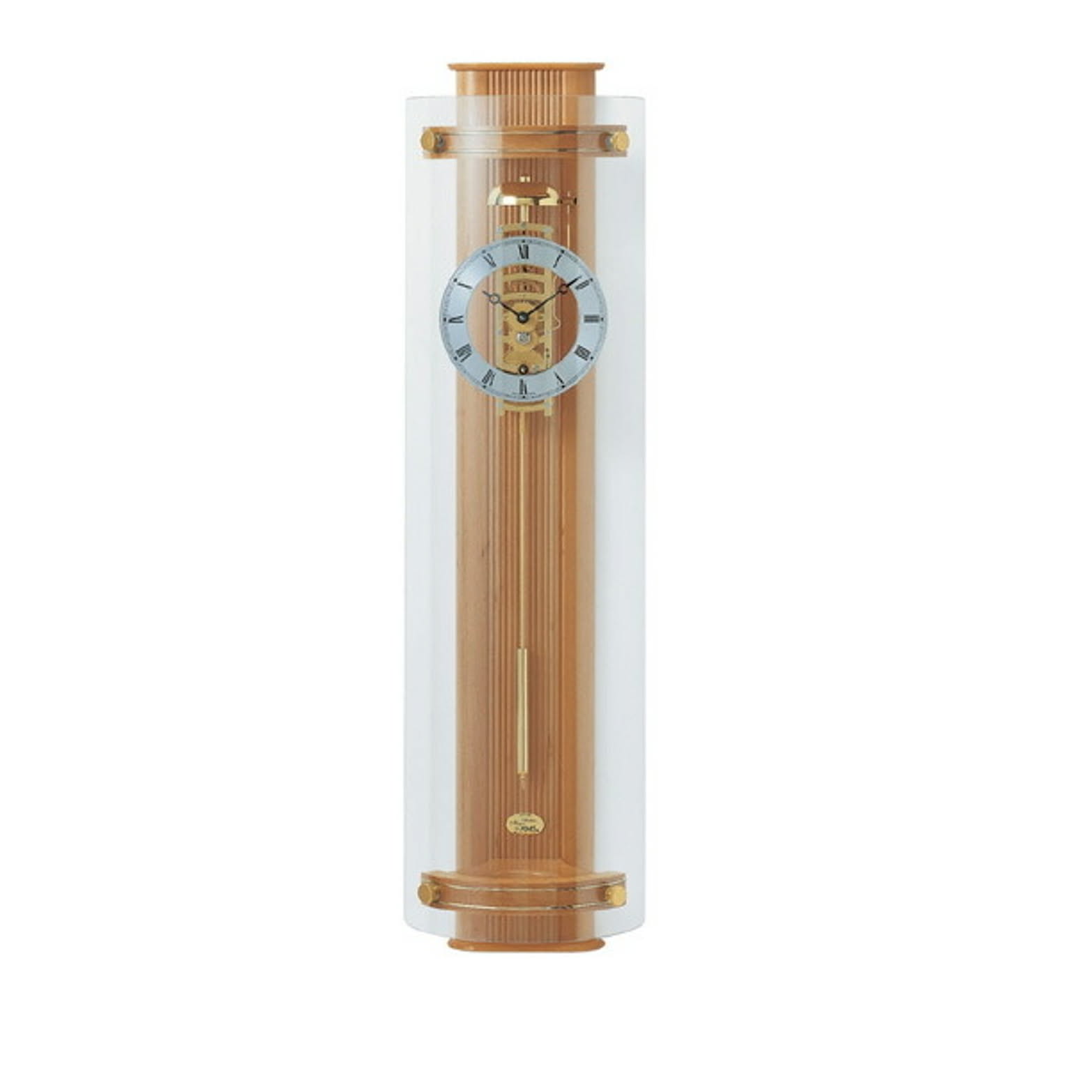 【完売】【正規輸入品】ドイツ アームス社 AMS 633-16 機械式 掛け時計 （掛時計） ベルつき ライトブラウン