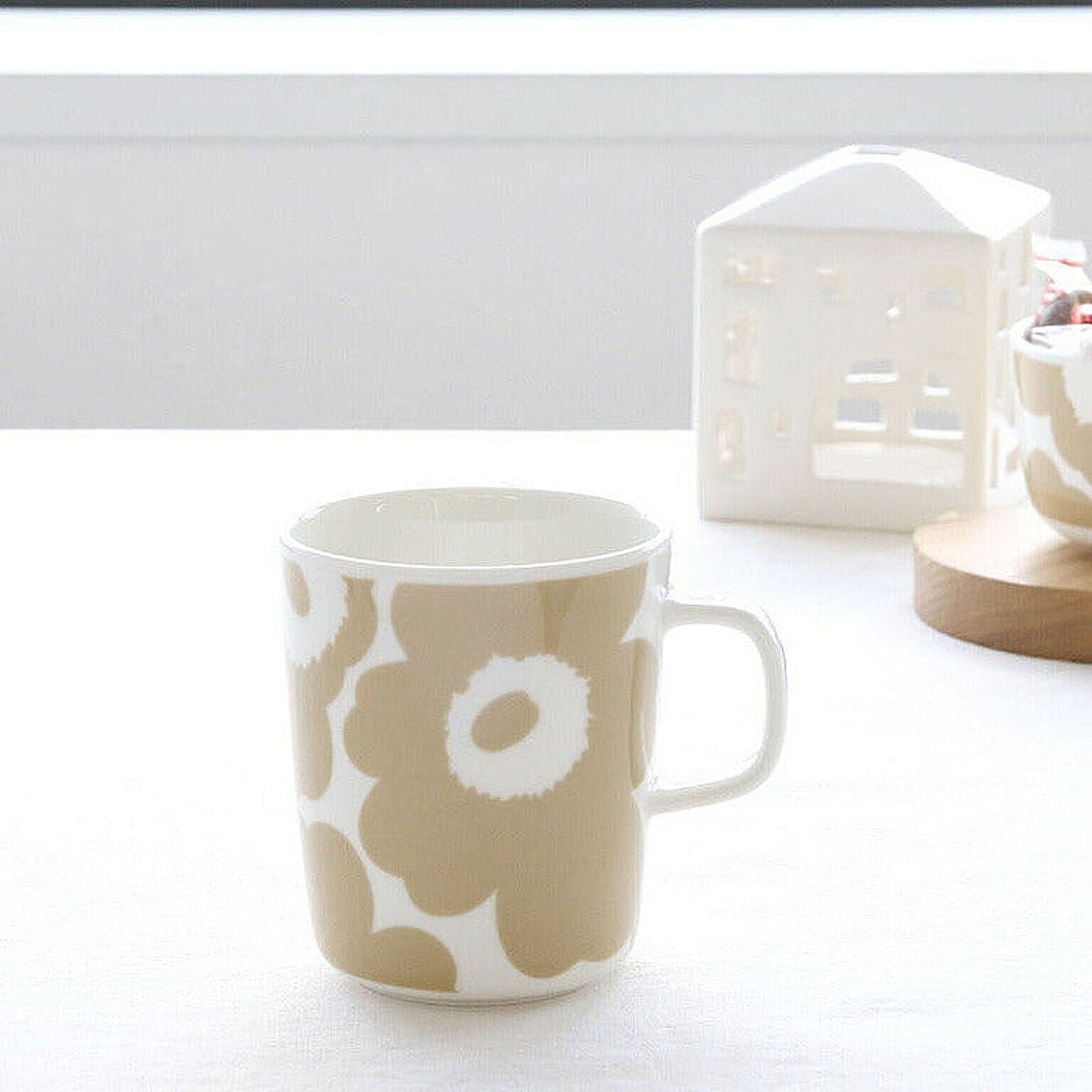 マリメッコ ウニッコ マグ 250ml ホワイト/ベージュ marimekko UNIKKO