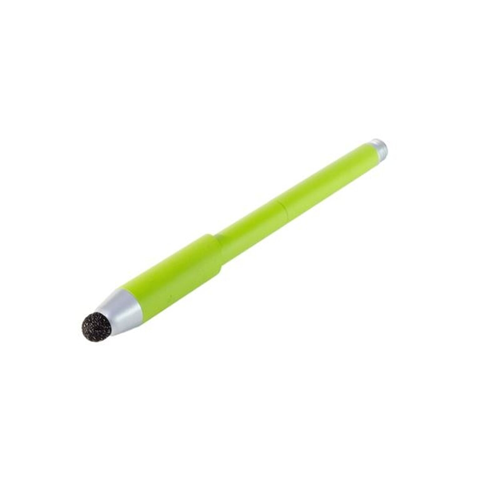 （まとめ）ミヨシ 低重心感圧付きタッチペン グリーン STP-07／GN×3セット