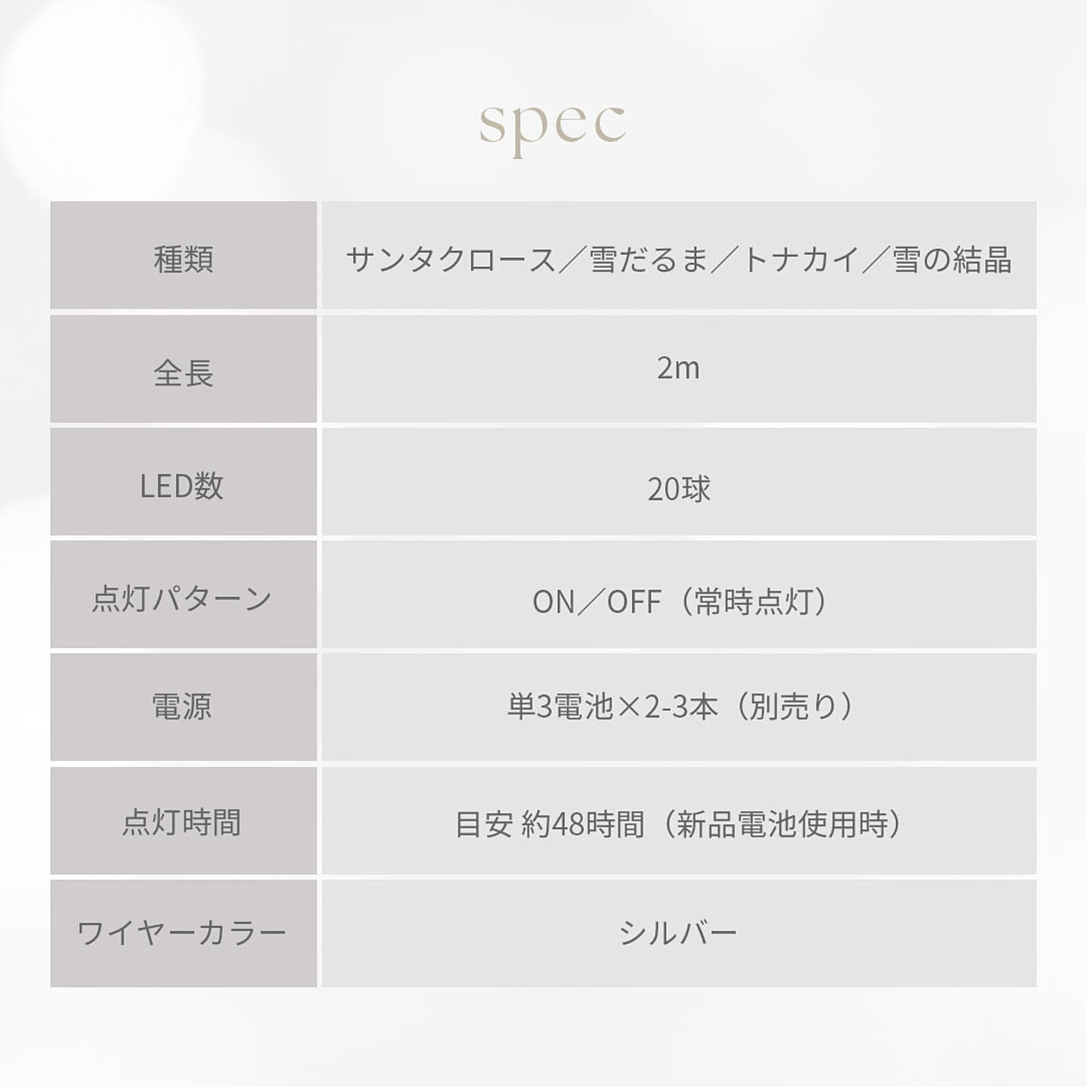 クリスマスグッズ