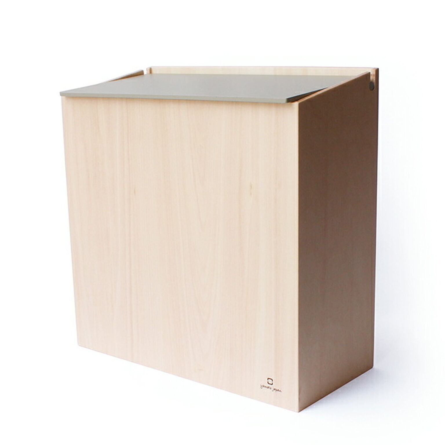 ゴミ箱 おしゃれ ダストボックス 北欧 シンプル かわいい スリム ごみ箱 日本製 SLIM DUST 木製 職人の手作り リビング ギフト ヤマト工芸