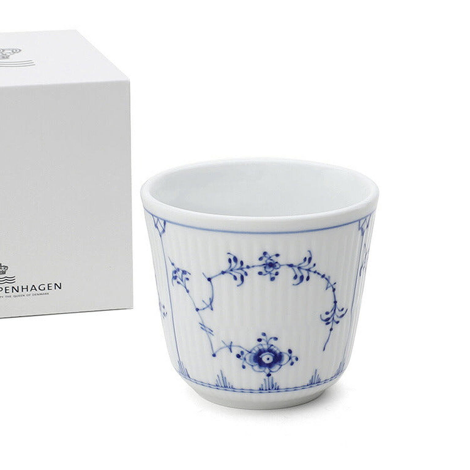 ロイヤルコペンハーゲン 101 ブルーフルーテッド プレイン 495 スタイルカップ 260ml Royal Copenhagen Blue Fluted Plain