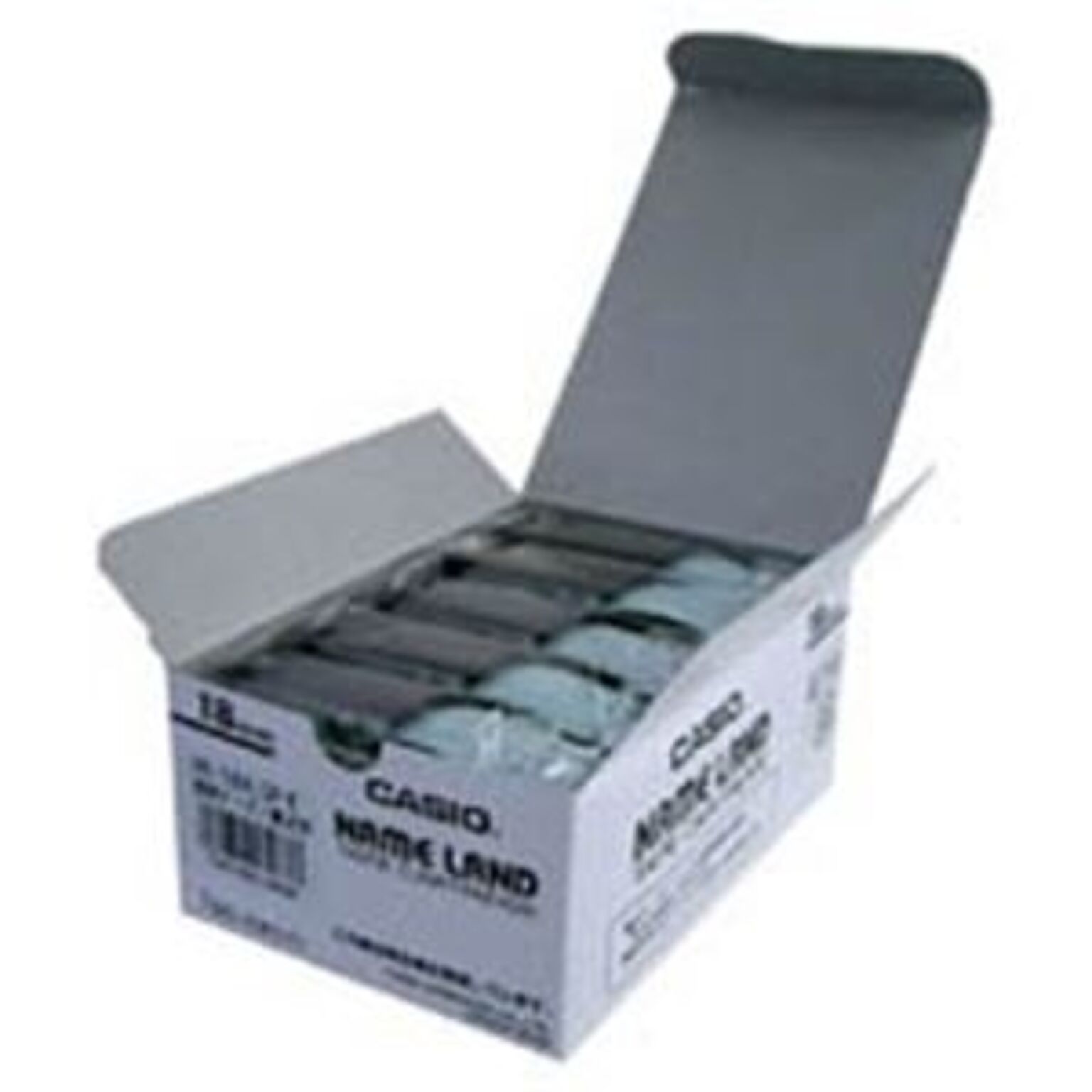 カシオ計算機(CASIO) テープ XR-18X-20P-E 透明に黒文字18mm20個 通販 RoomClipショッピング