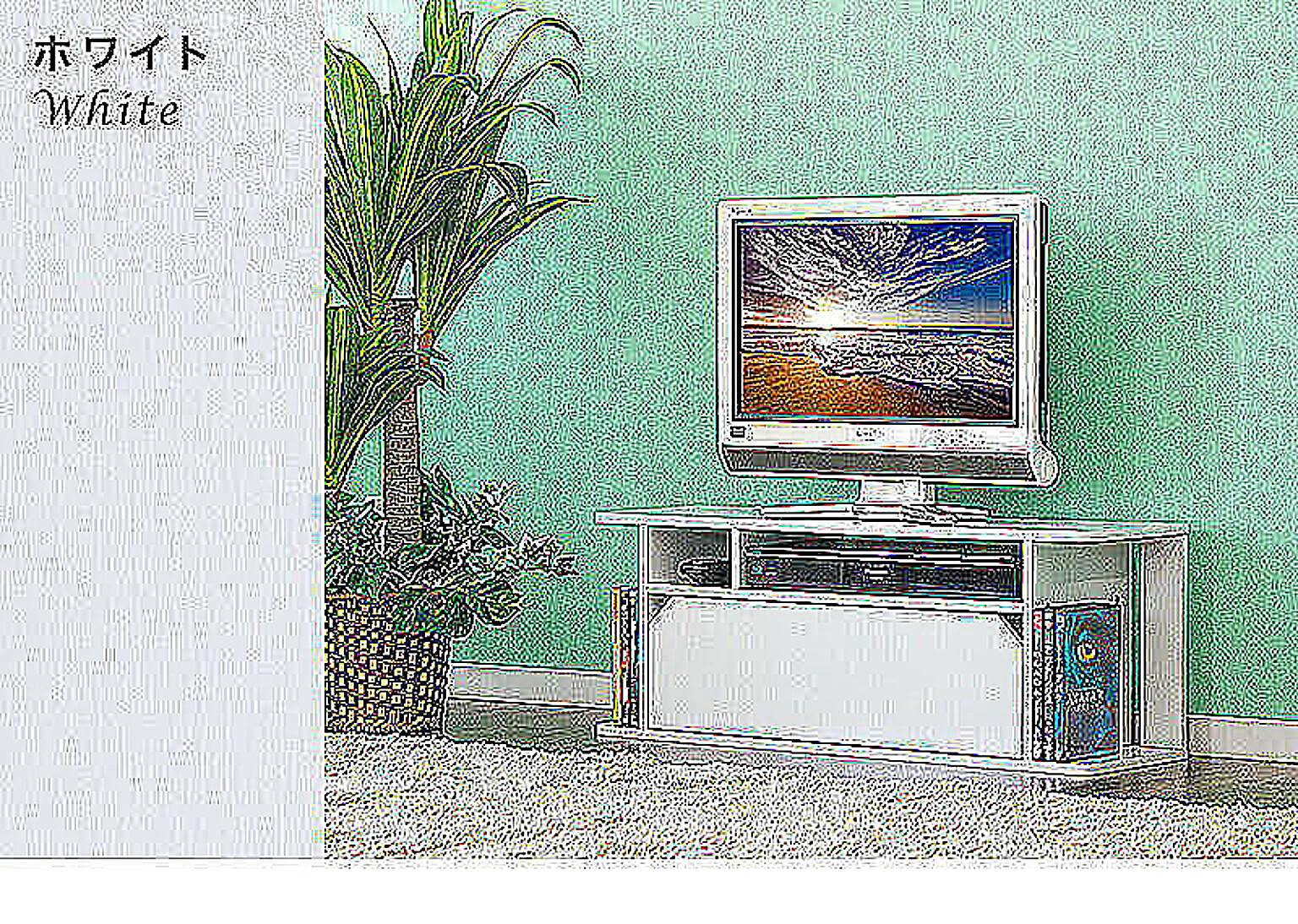 ロータイプテレビ台