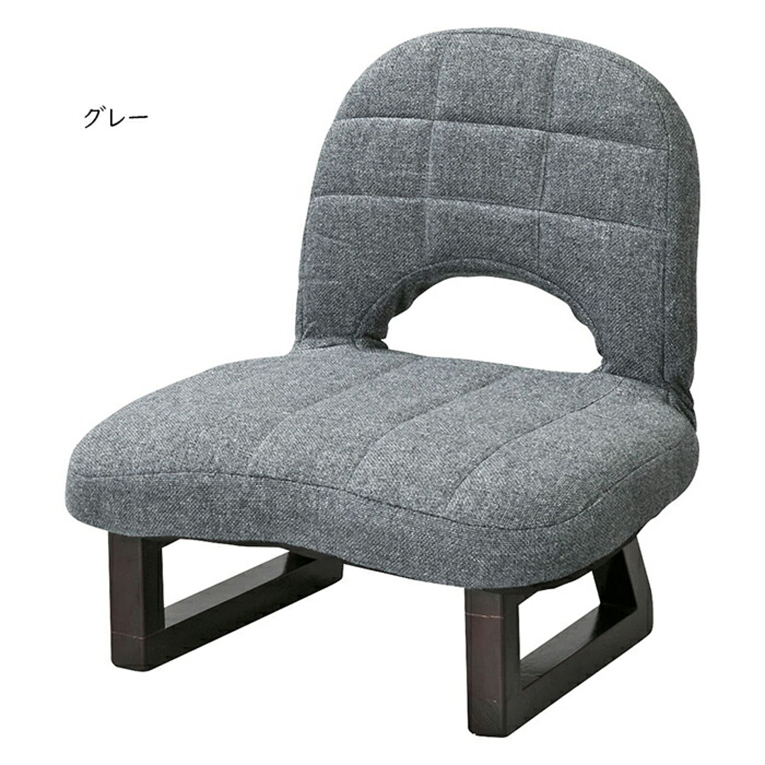 チェア 完成品 背もたれ付正座椅子 LSS-23 幅44x奥行34x高さ49cm 東谷