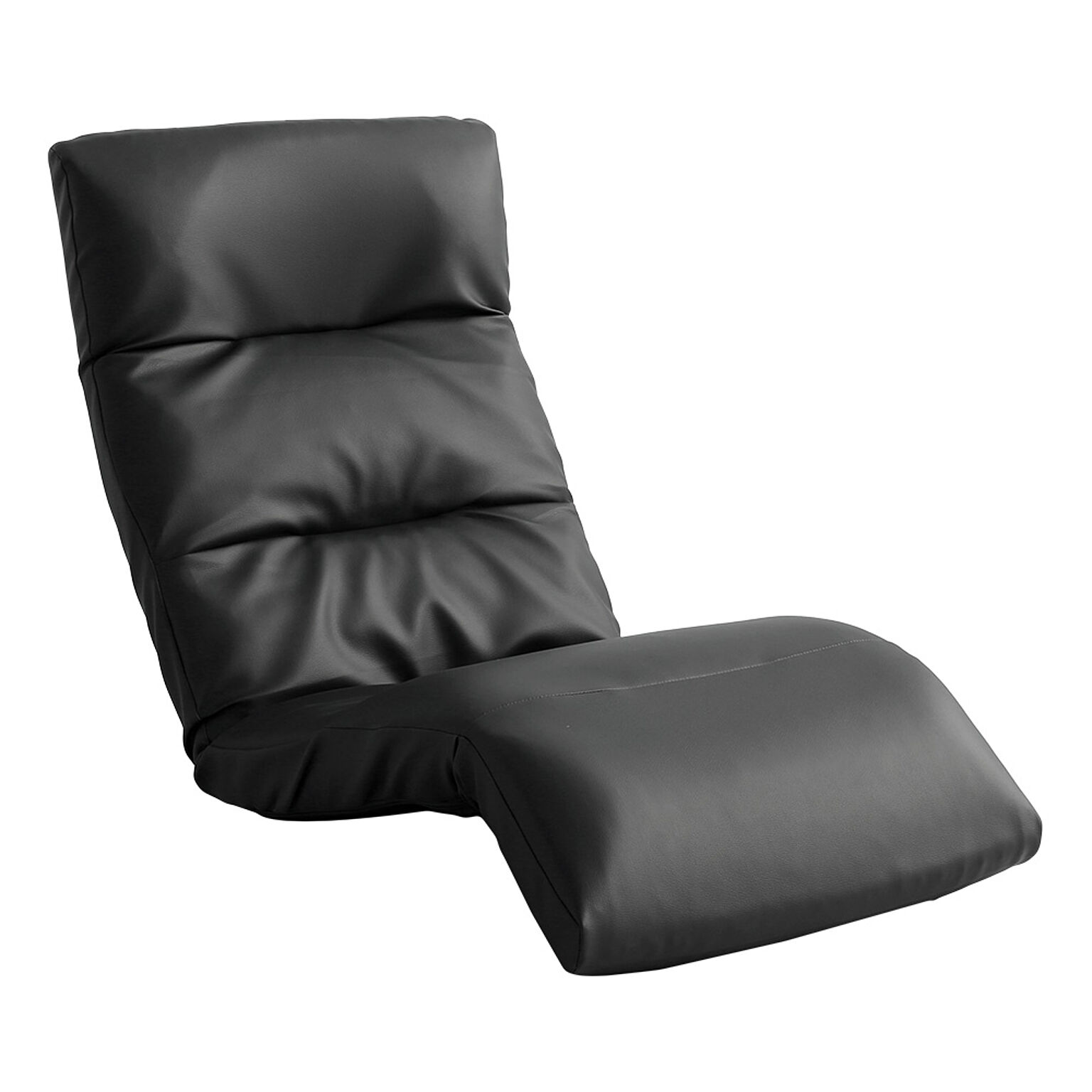 ホームテイスト リクライニング座椅子 Moln-モルン- Down type PVCブラック