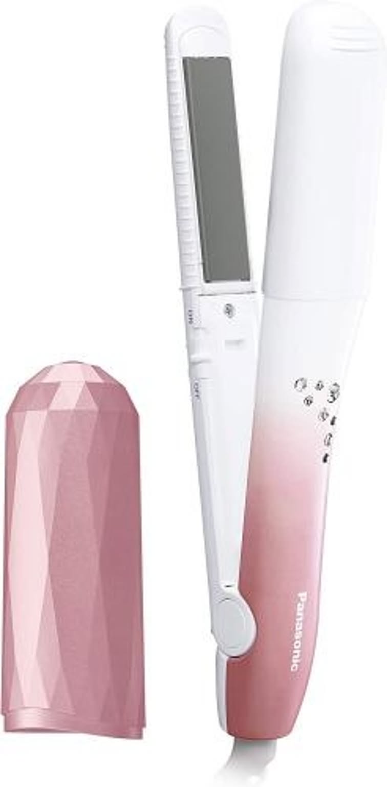 パナソニック ヘアアイロン カール・ストレート両用 海外対応 3Way ペールピンク調 EH-HV26-PP