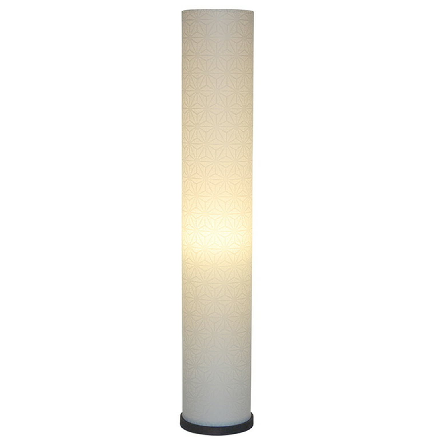 フロアライト 和紙 roll s 特麻葉白 電球付属 幅130x奥行130x高さ750mm 彩光デザイン