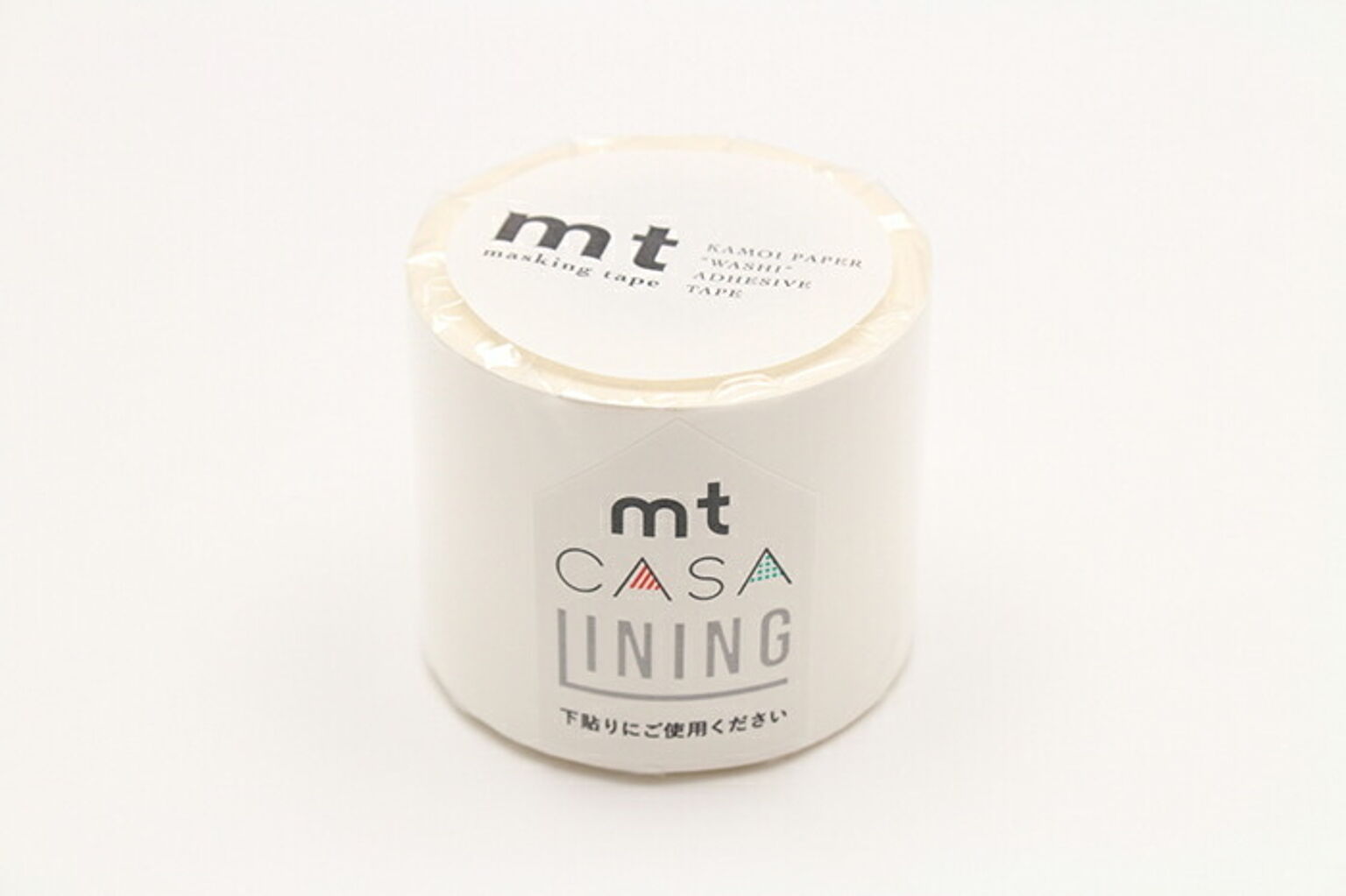 マスキングテープ 下地用 テープ LINING 約50mm幅×20m巻 mt CASA ライニング (R) MTCALI01貼ってはがせる 壁紙 リメイク シール ホワイト 白 幅広 DIY