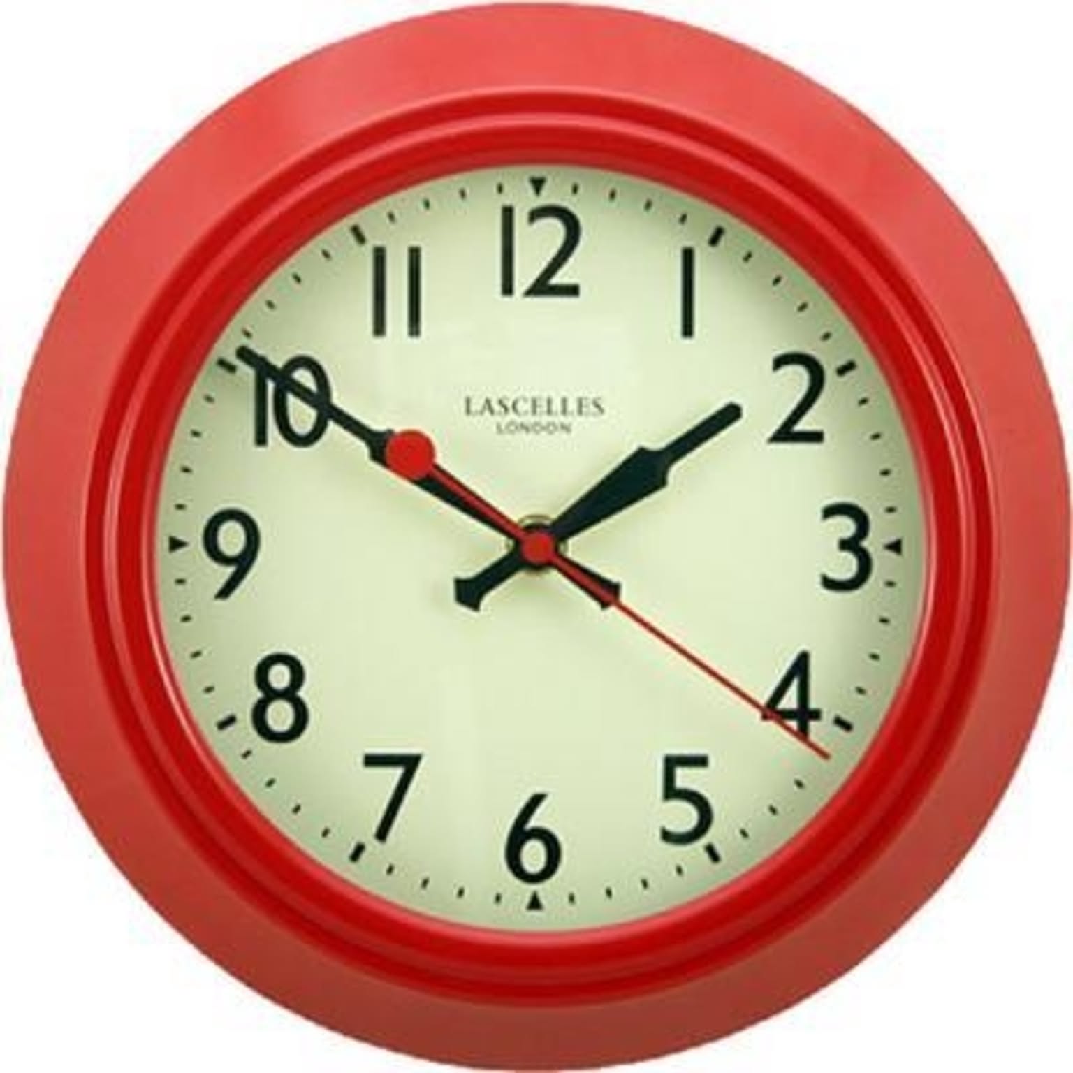 【完売】【正規輸入品】 イギリス ロジャーラッセル [LON/LASC/RED] ROGER LASCELLES 掛け時計 レトロ＆デコクロック