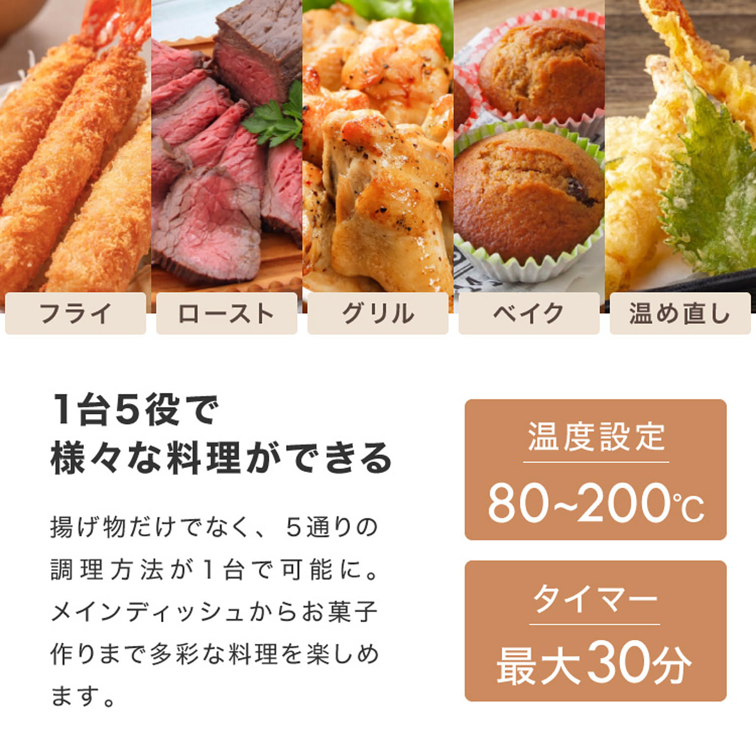 ノンフライ調理器