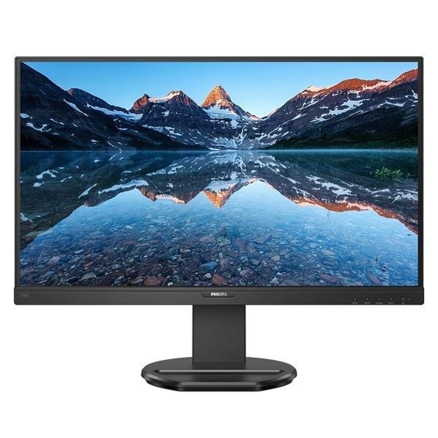 PHILIPS（ディスプレイ） 27型ワイド液晶ディスプレイ ブラック 5年間フル保証（WQHD／USBType-C／DP／HDMI／スピーカー搭載／昇降／回転／スウィーベル） 276B9／11