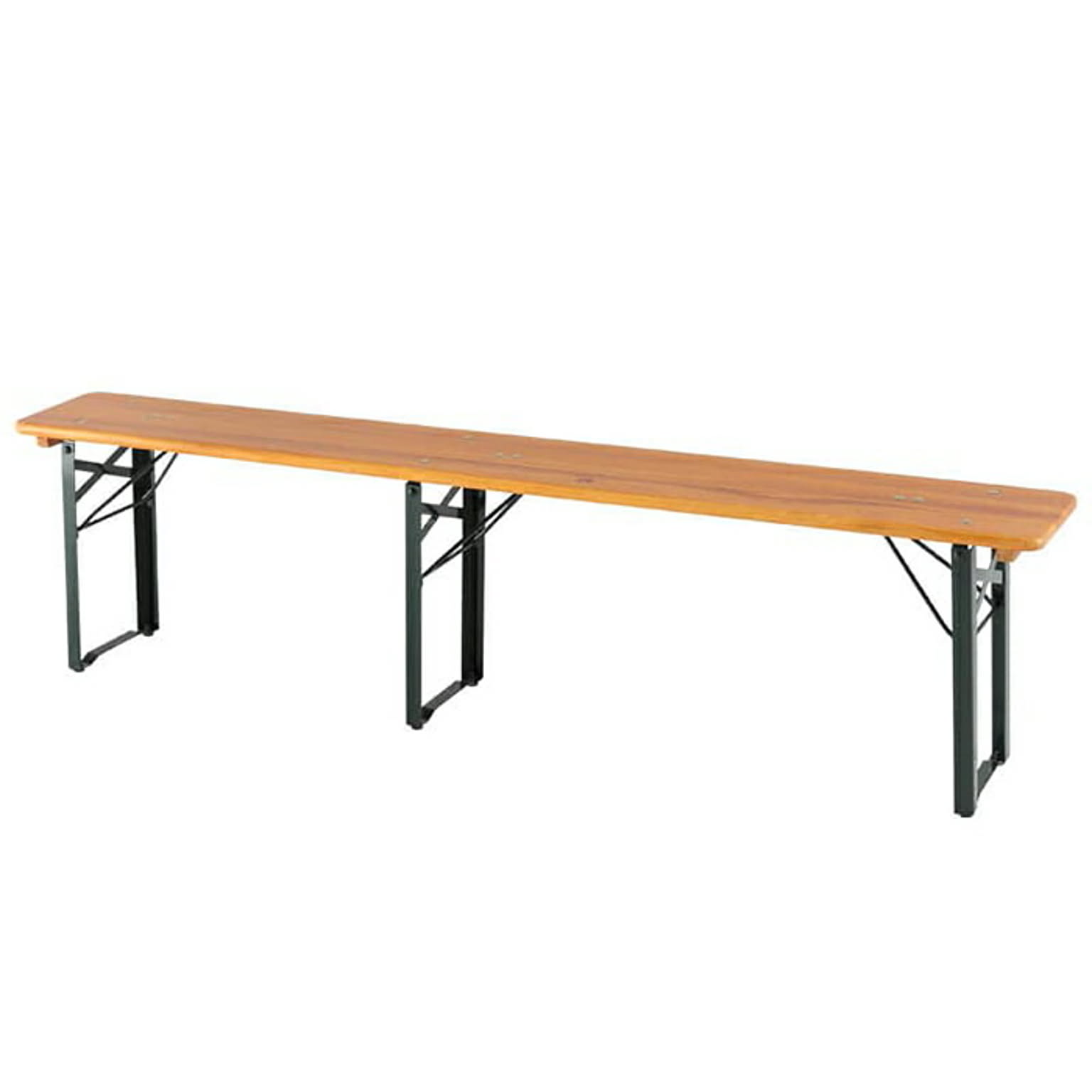 ベンチ 折りたたみ式 BEER BENCH 180 DARK GREEN F21-0397L 幅1790x奥行245x高さ450mm ダルトン