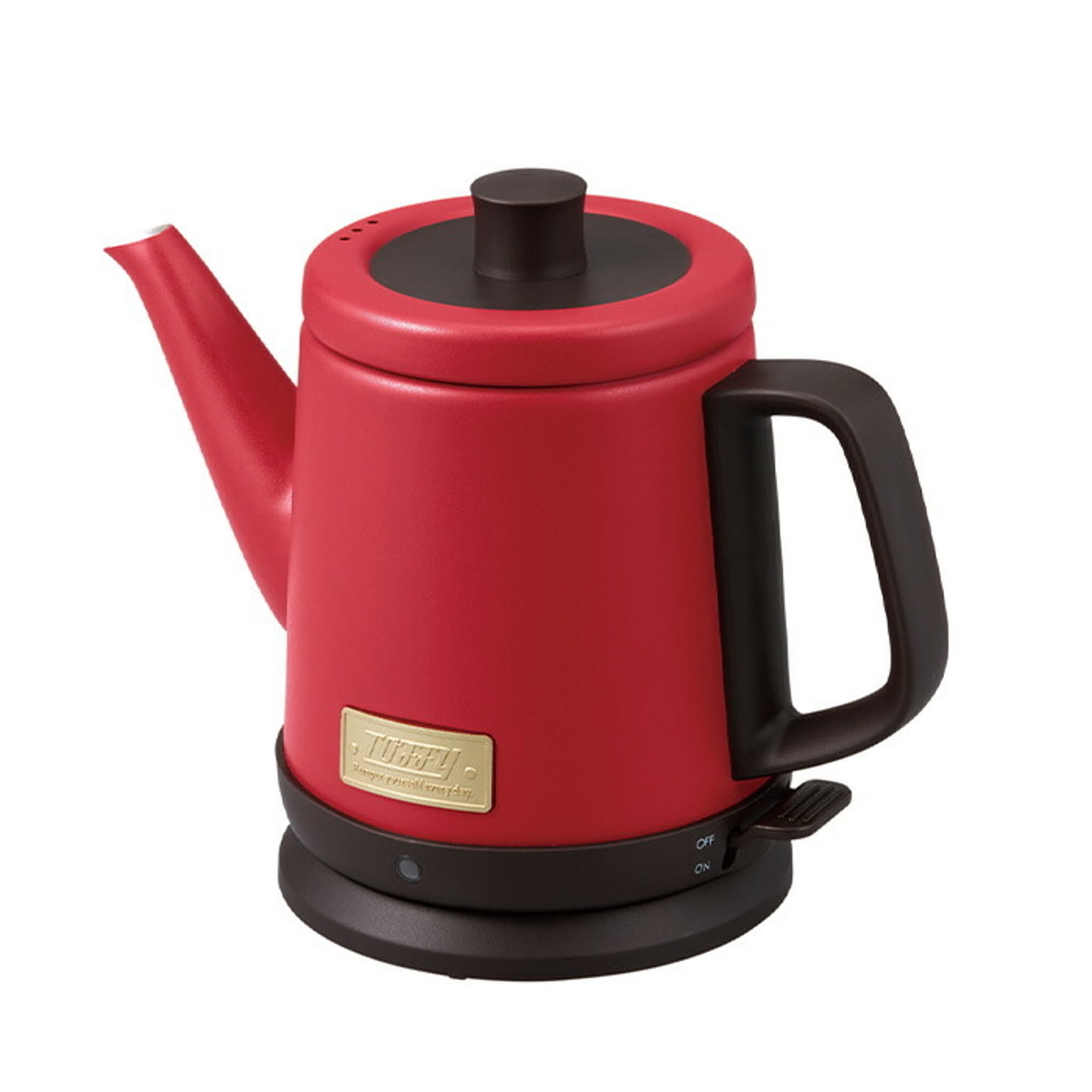 Toffy KKT2 トフィー 電気ケトル カフェケトル 湯沸かし器 800ml 保温 コーヒー 軽量 一人暮らし キッチン 家電 ラドンナ