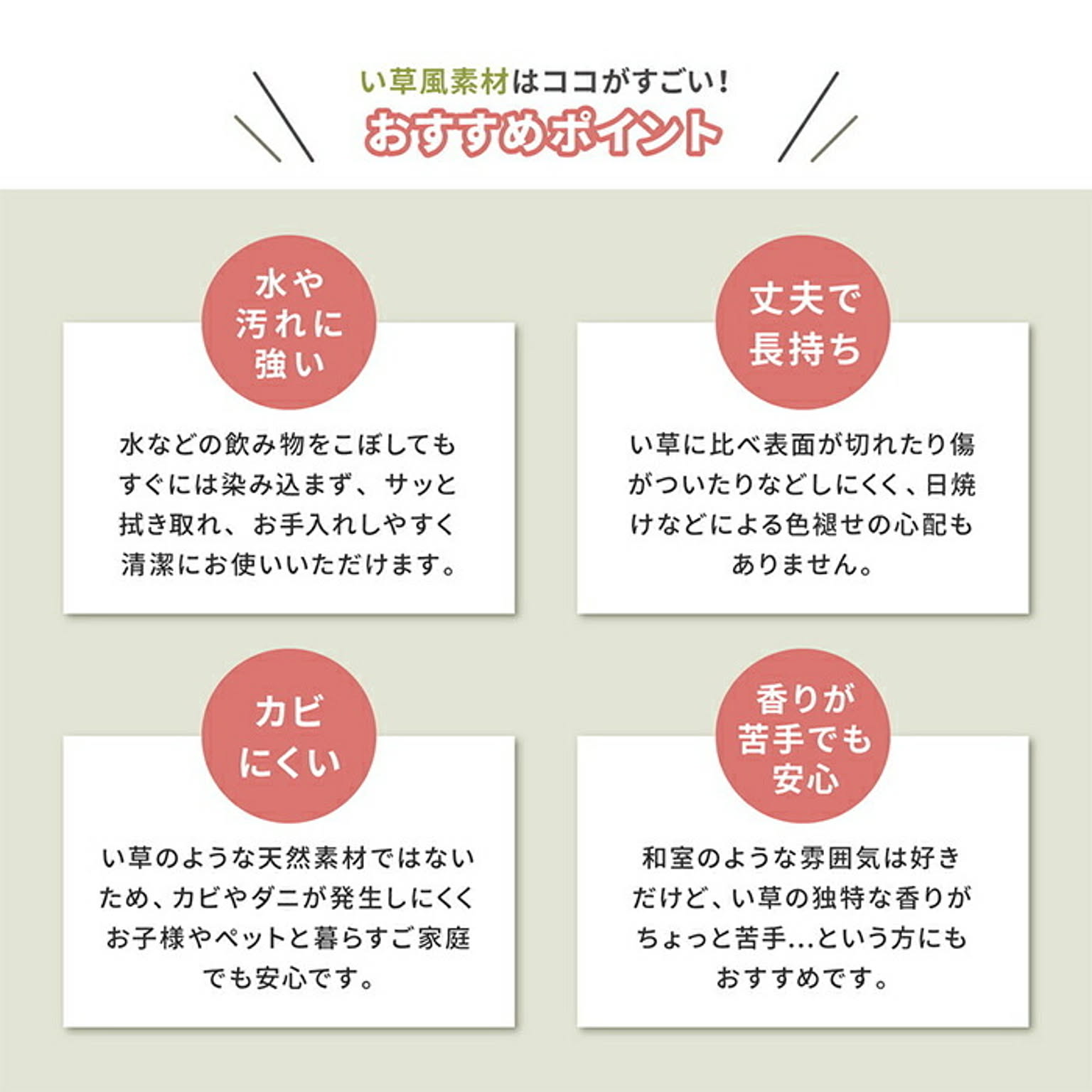 ござ・い草ラグ