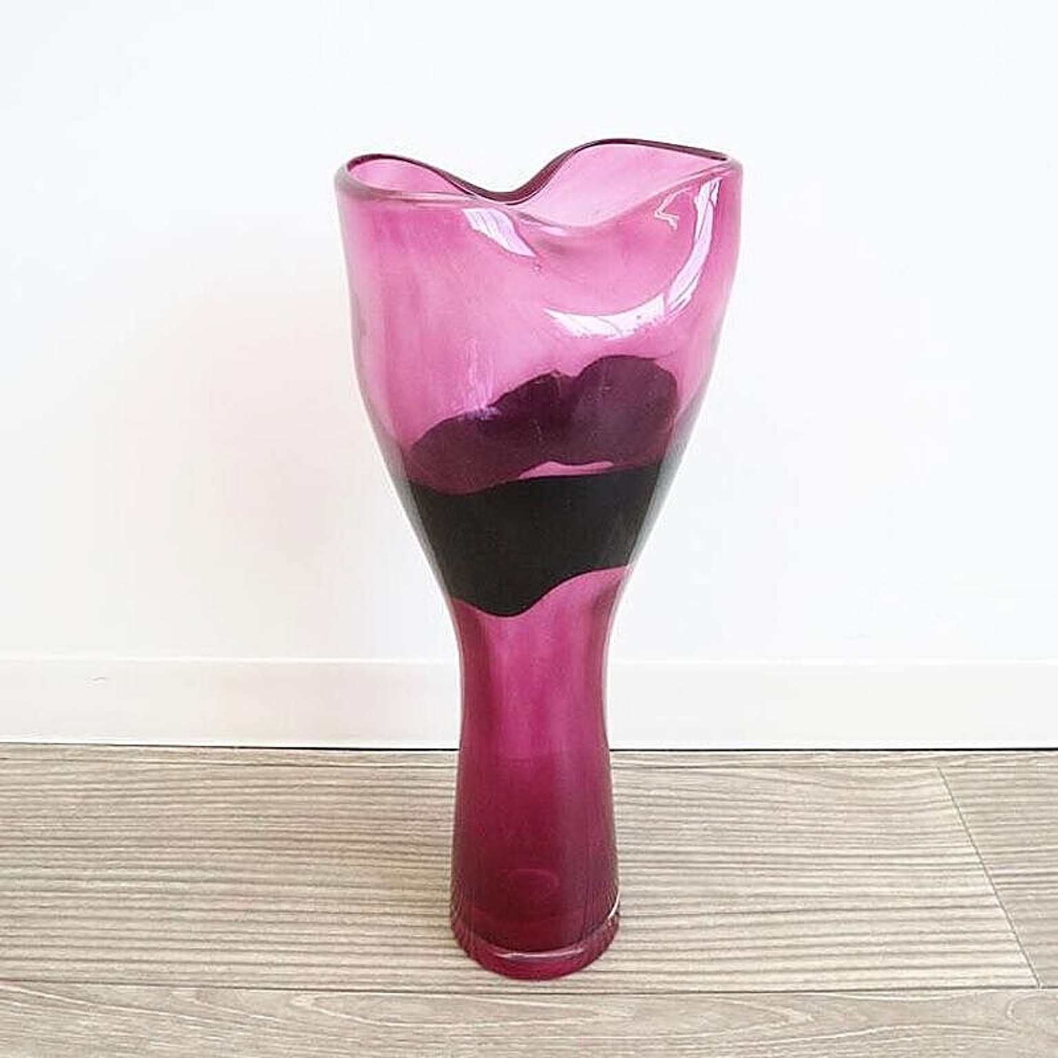 花瓶 おしゃれ ガラス 高級 アンティーク風 ピンク 0805GLS011