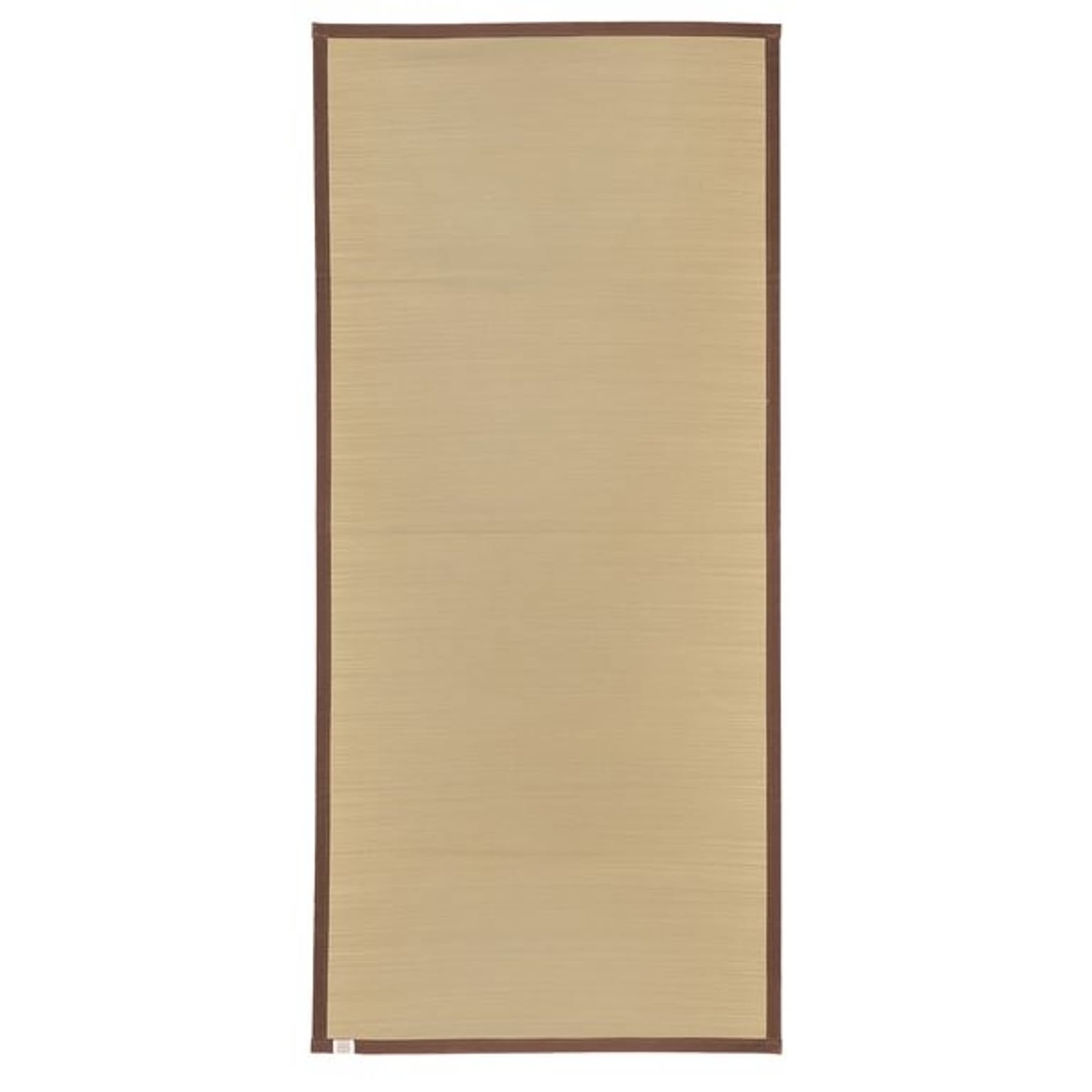 国産い草 シーツ/フロアマット 【約幅88×奥行195cm ブラウン】 日本製 表面：イ草100％ 『吉備 きび』 〔リビング〕【代引不可】