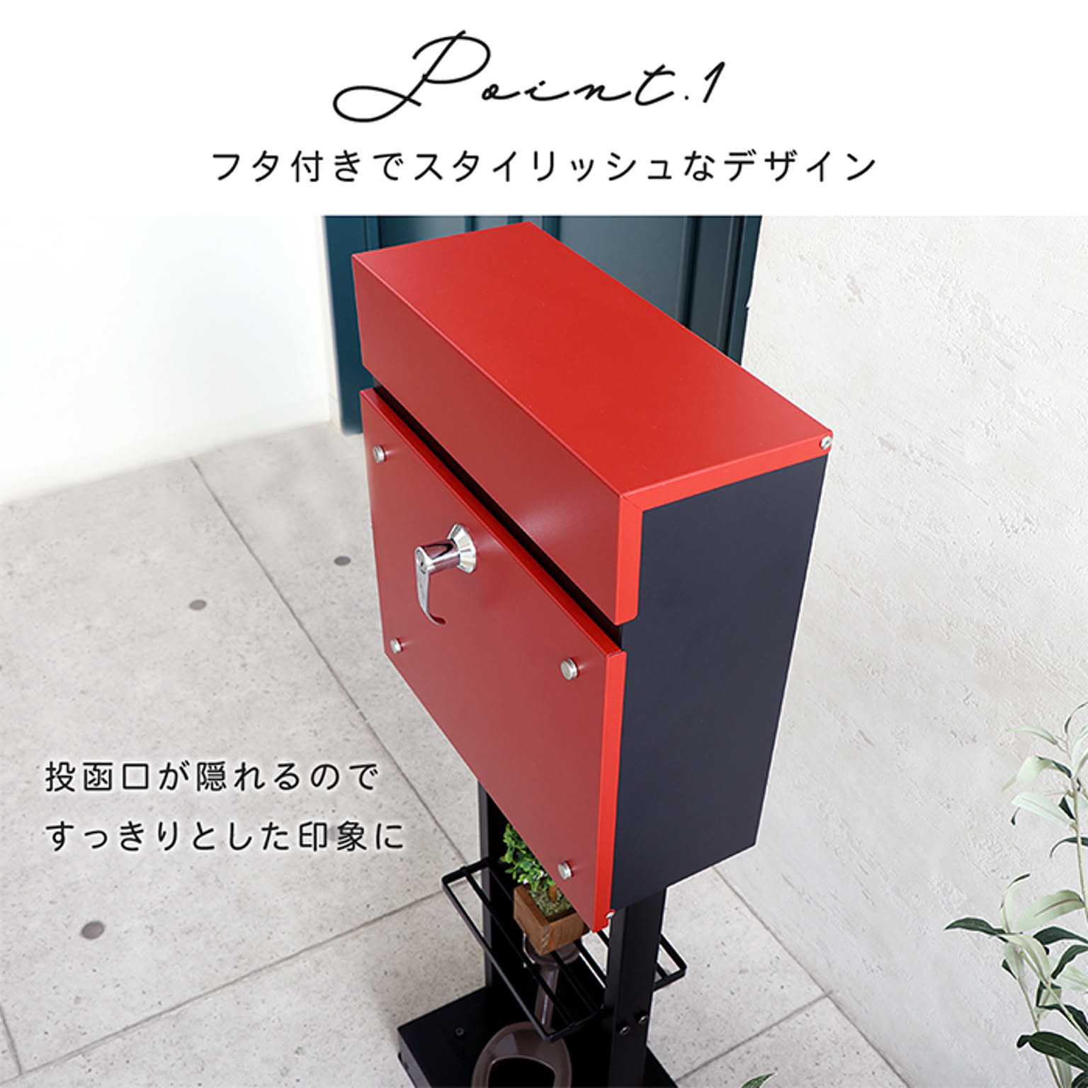 ヤマソロ ポスト 置き型 壁掛け スタンド スタンドポスト アンカー