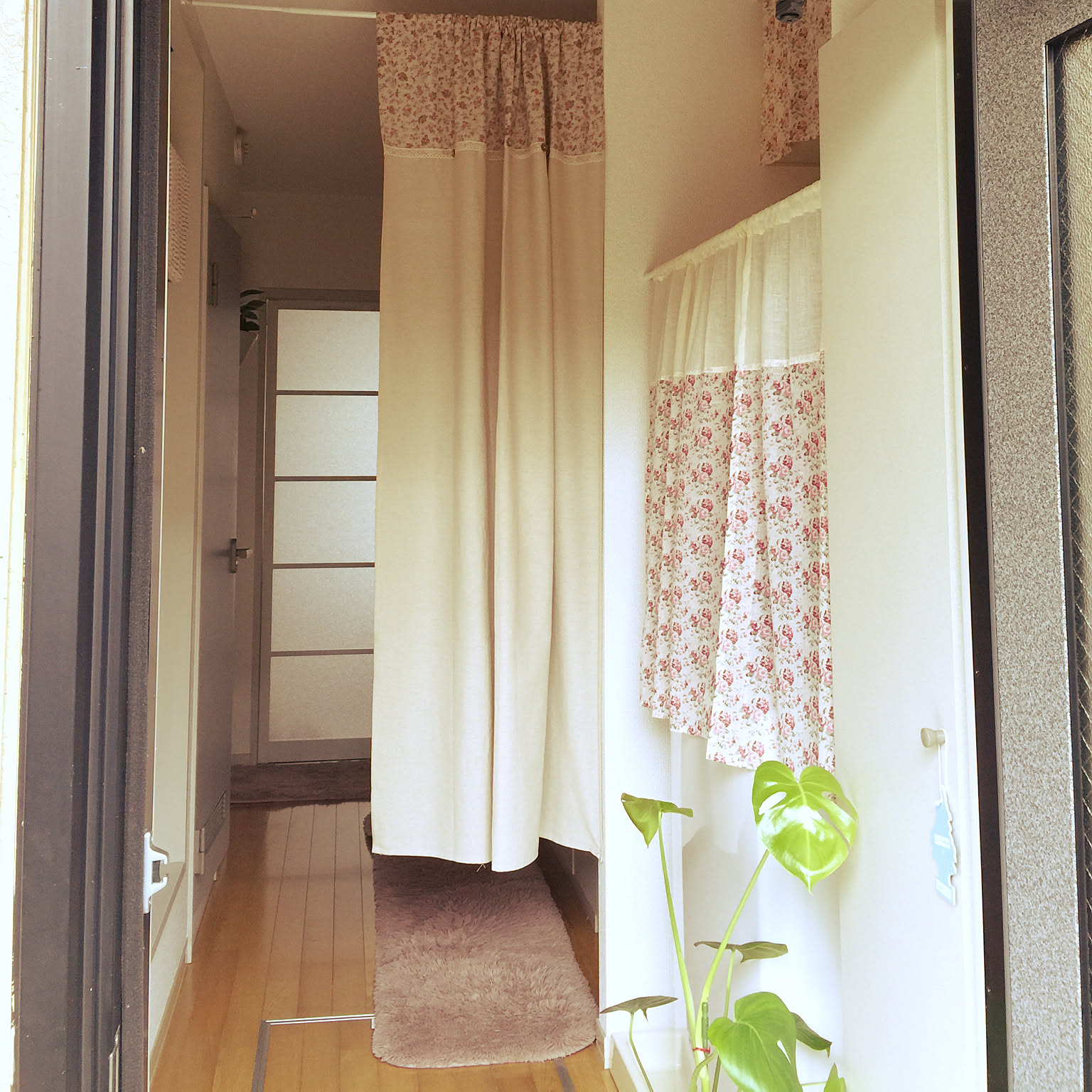 玄関先のいろんなお悩みを一気に解決 1人暮らしの玄関で目隠し Roomclip Mag 暮らしとインテリアのwebマガジン